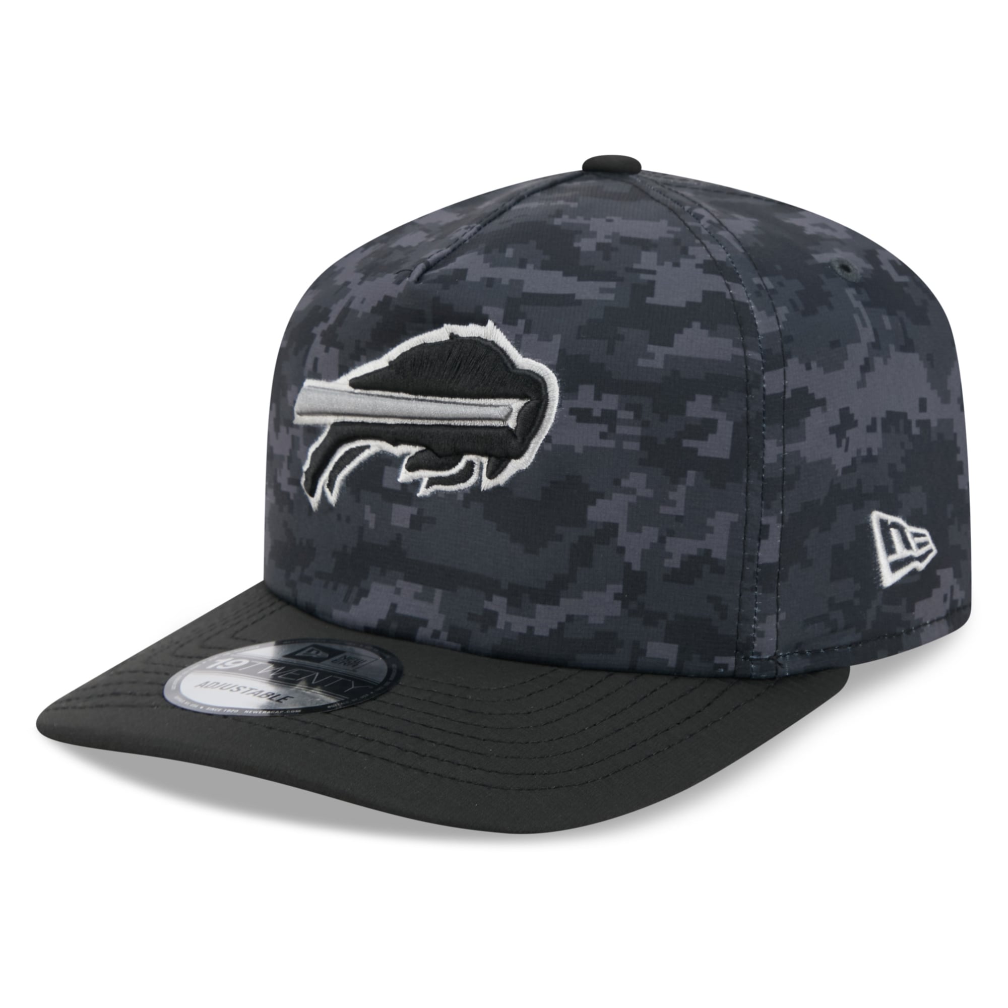 Casquette ajustable New Era Buffalo Bills 2026 Salute To Service 19TWENTY noire pour homme