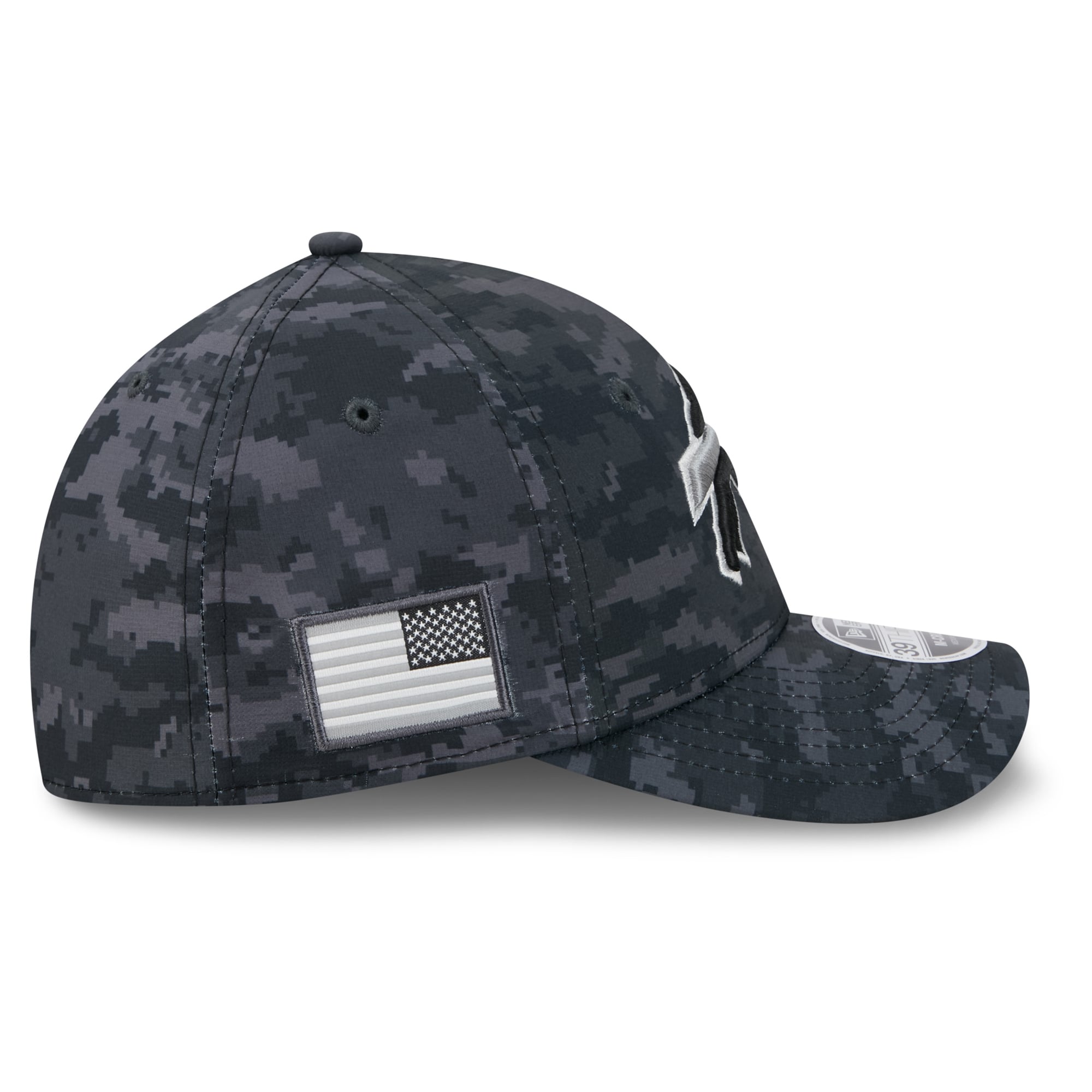 Casquette extensible New Era Buffalo Bills 2026 Salute To Service 39THIRTY M-Crown noire pour homme