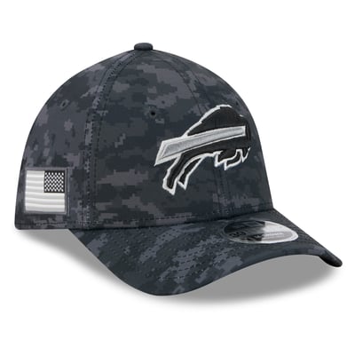 Buffalo Bills New Era 2026 Salute To Service 39THIRTY M-Crown Stretch Hat - Black