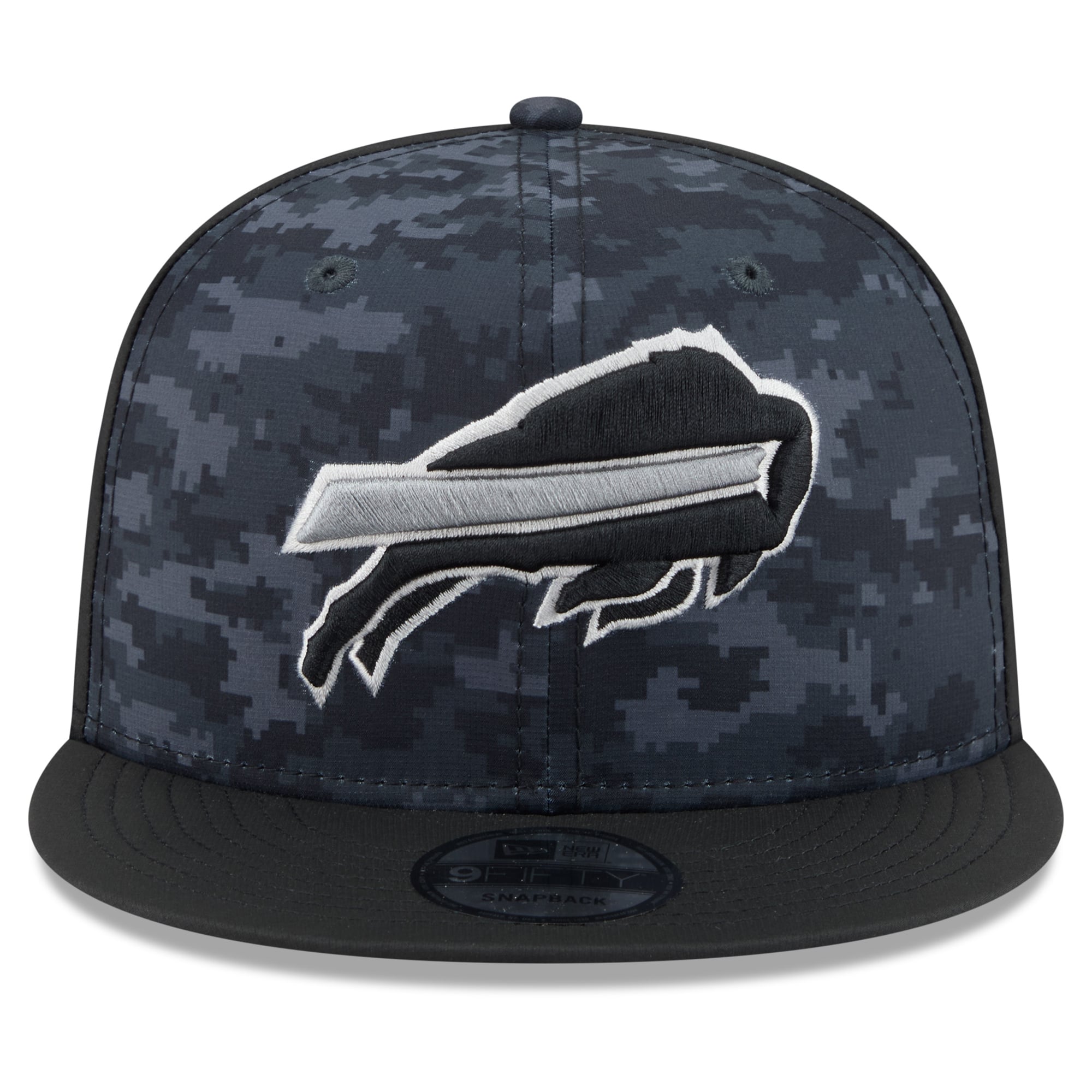 Casquette snapback New Era Buffalo Bills 2026 Salute To Service 9FIFTY noire pour homme