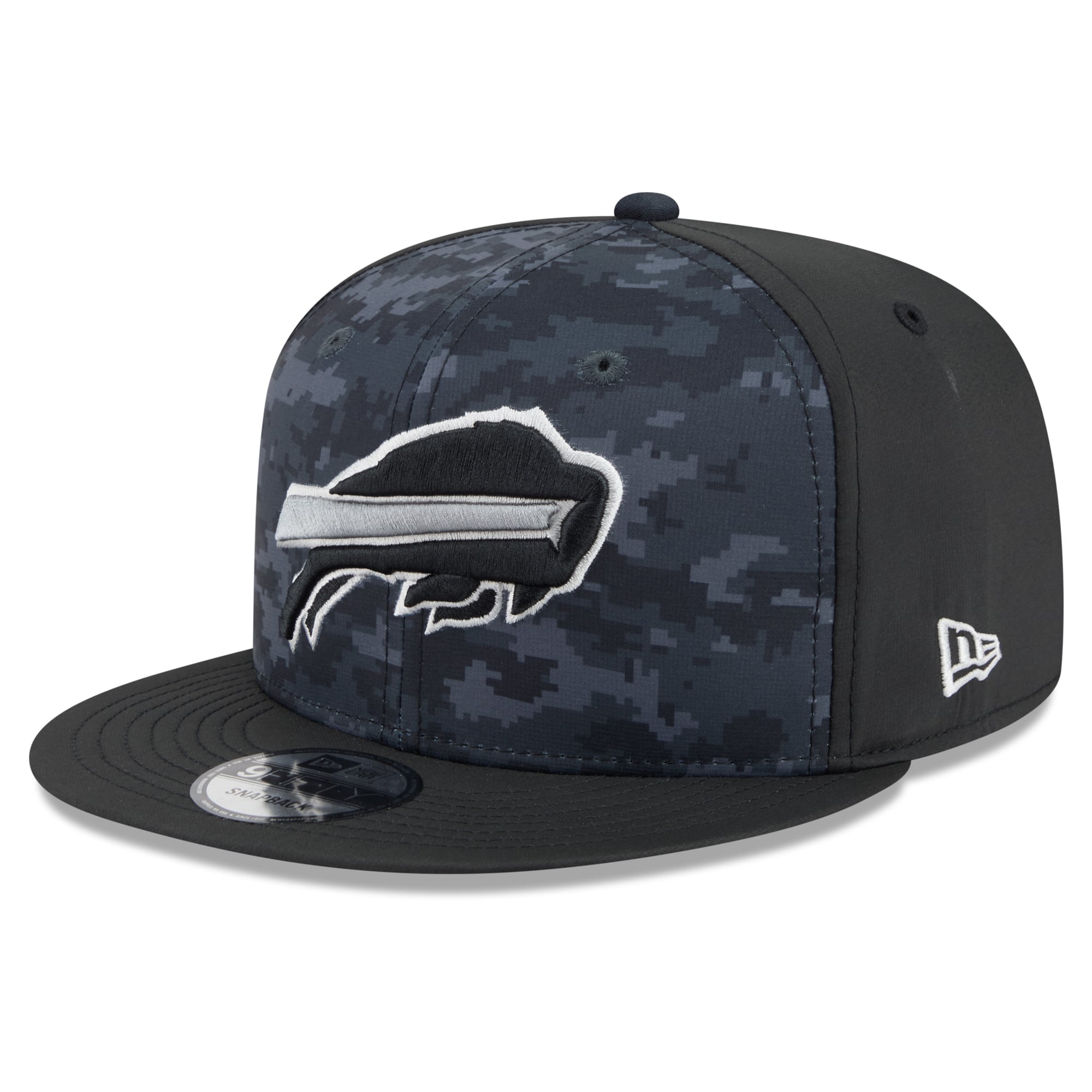 Casquette snapback New Era Buffalo Bills 2026 Salute To Service 9FIFTY noire pour homme