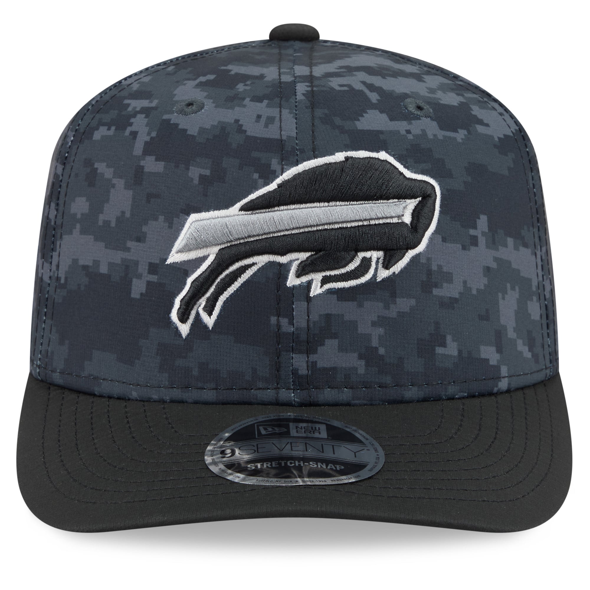 Casquette ajustable New Era Buffalo Bills 2026 Salute To Service 9SEVENTY noire pour homme