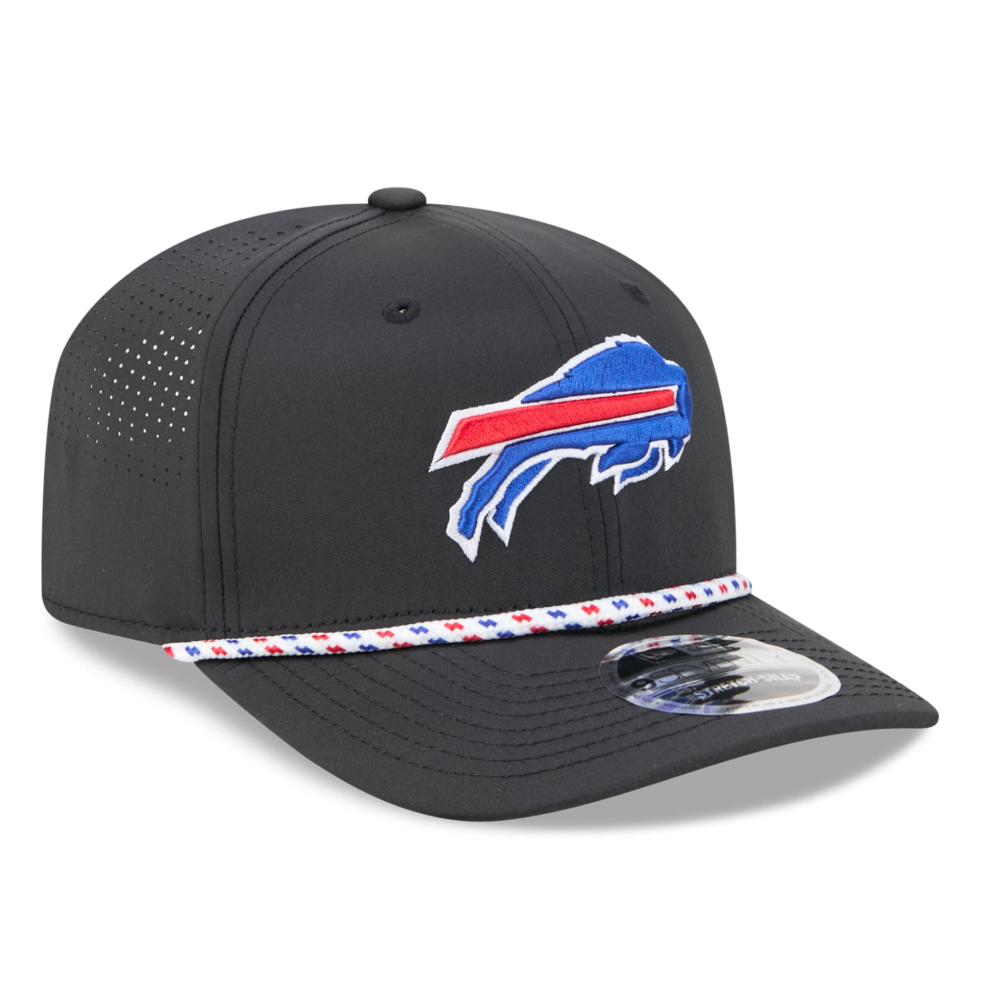 Casquette ajustable New Era Buffalo Bills 9SEVENTY noire pour homme