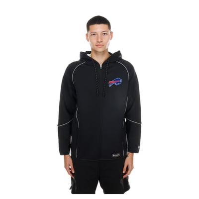  Buffalo Bills New Era Combine Authentic Raglan Full-Zip Hoodie - Black