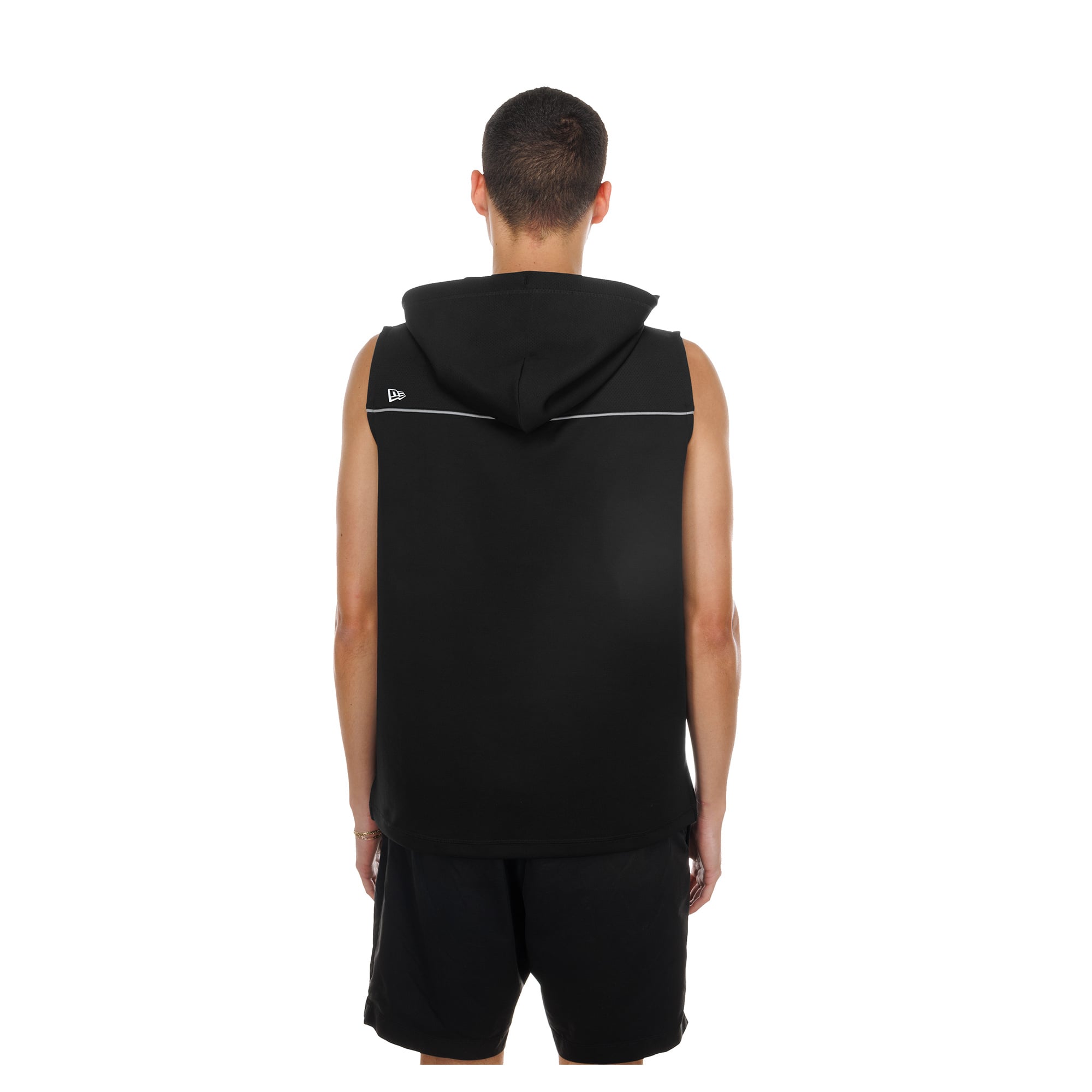 Sweat à capuche sans manches New Era Buffalo Bills Combine Authentic noir pour homme