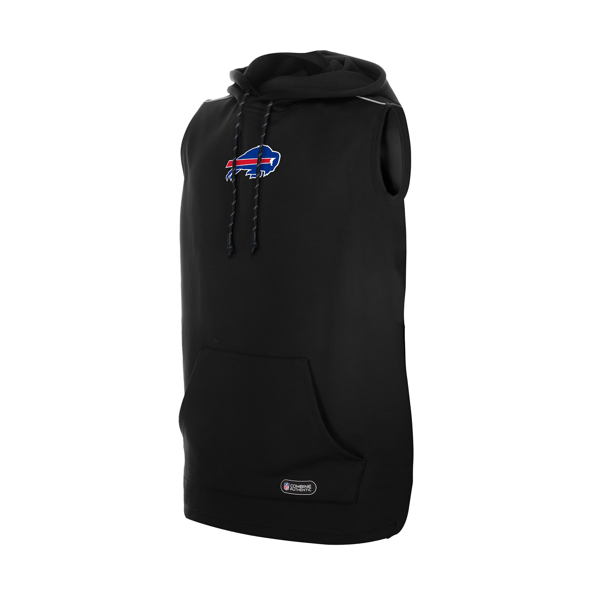 Sweat à capuche sans manches New Era Buffalo Bills Combine Authentic noir pour homme
