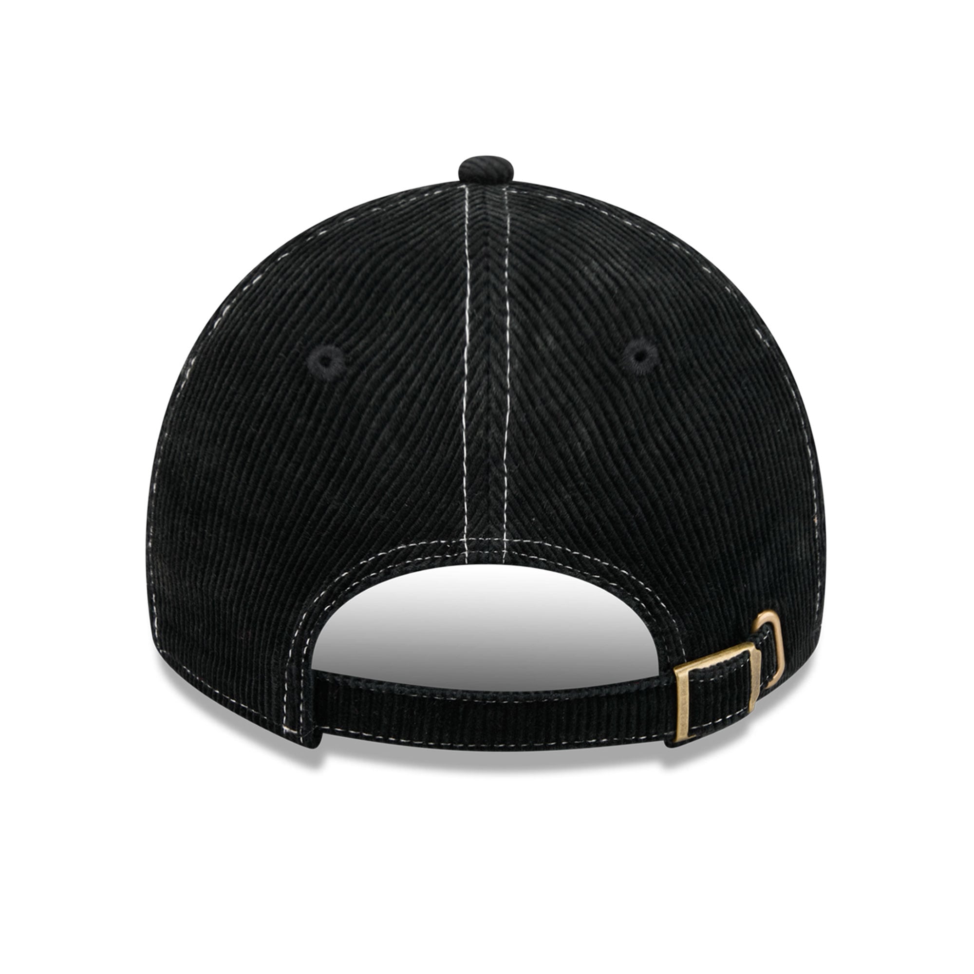 Casquette New Era Buffalo Bills noire en velours côtelé pour homme, style classique décontracté et ajustable