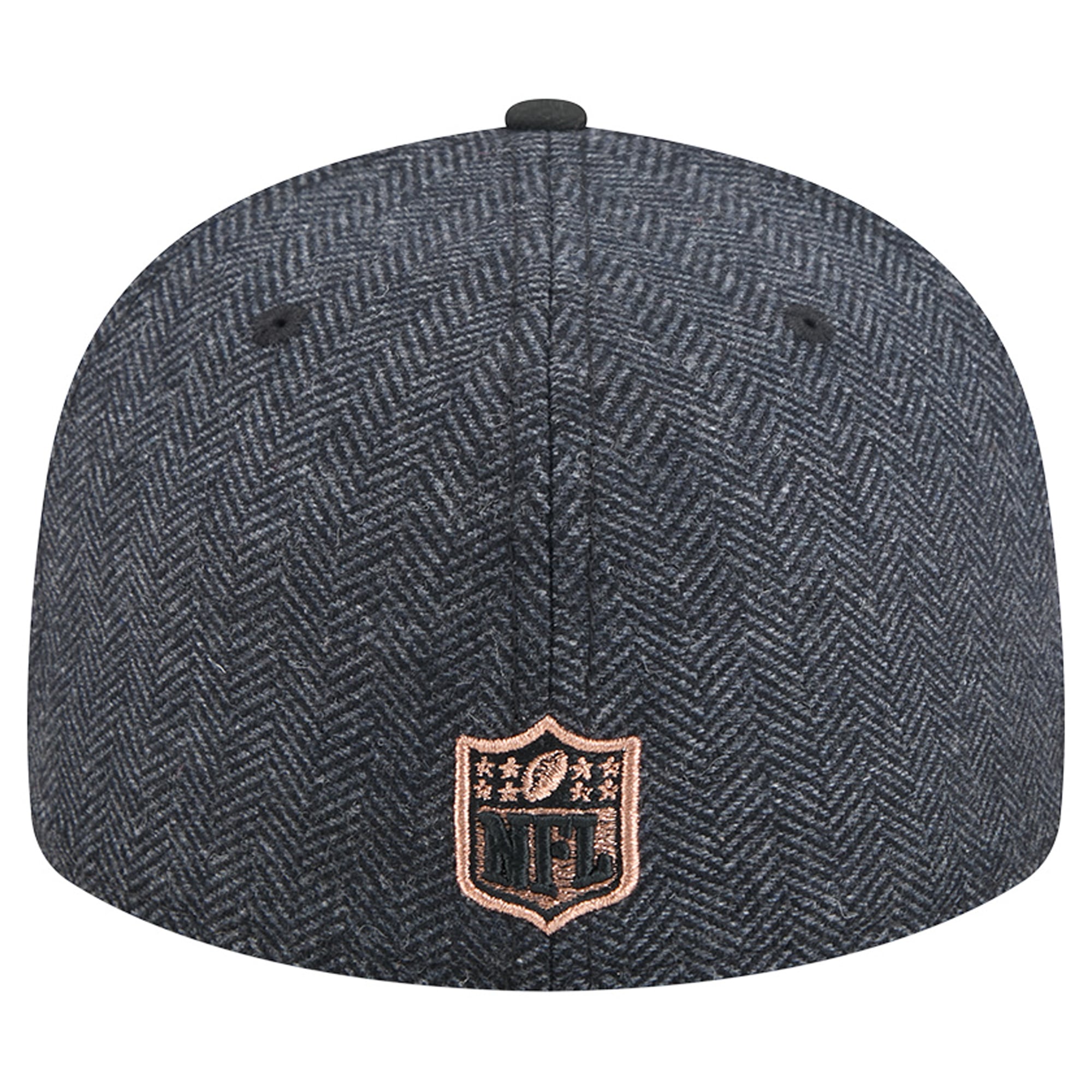 Casquette ajustée New Era Buffalo Bills noire pour homme 59FIFTY en fausse laine