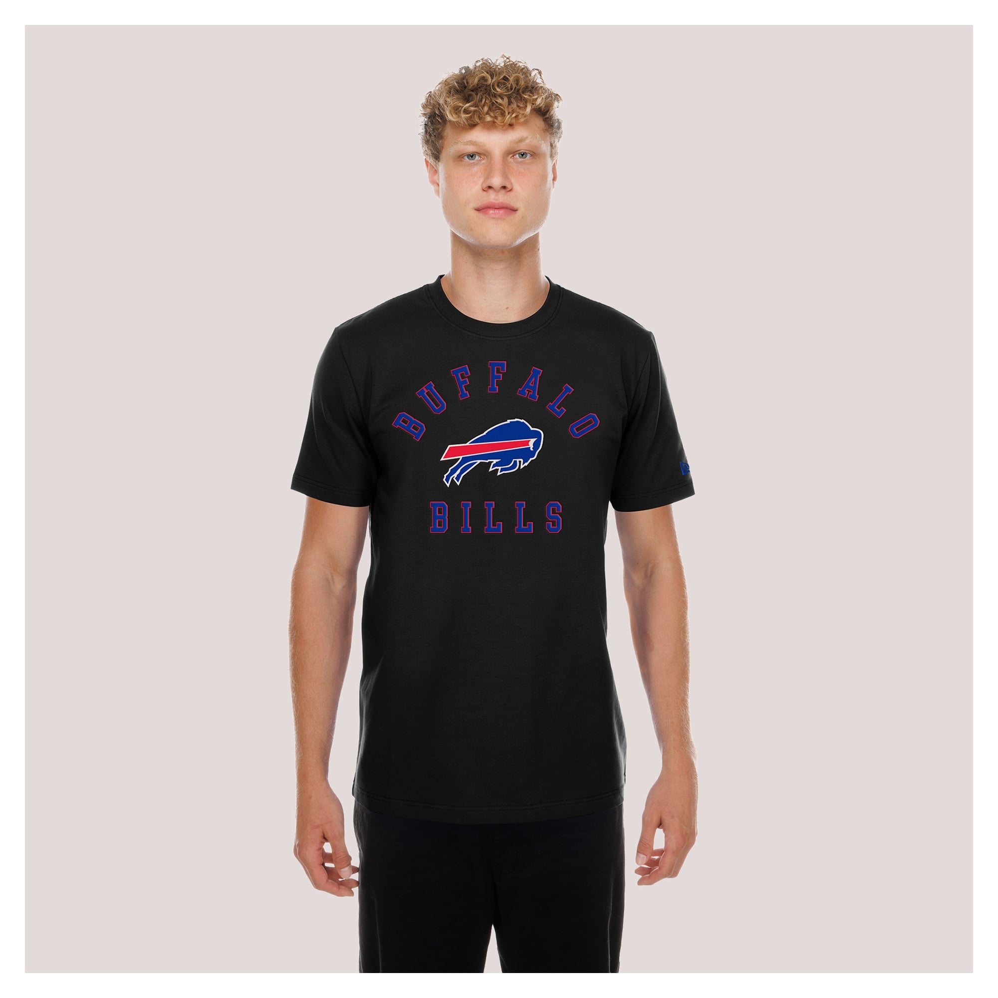 Men's New Era Black Buffalo Bills Functional Fandom T-Shirt