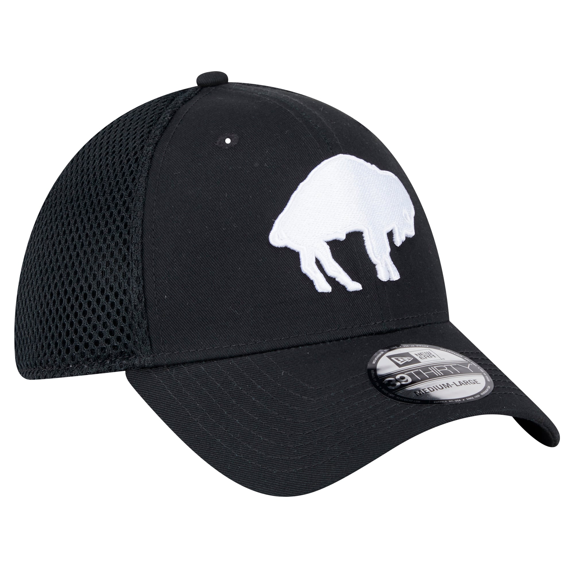 Casquette New Era Buffalo Bills Main Neo 39THIRTY Flex noire pour homme