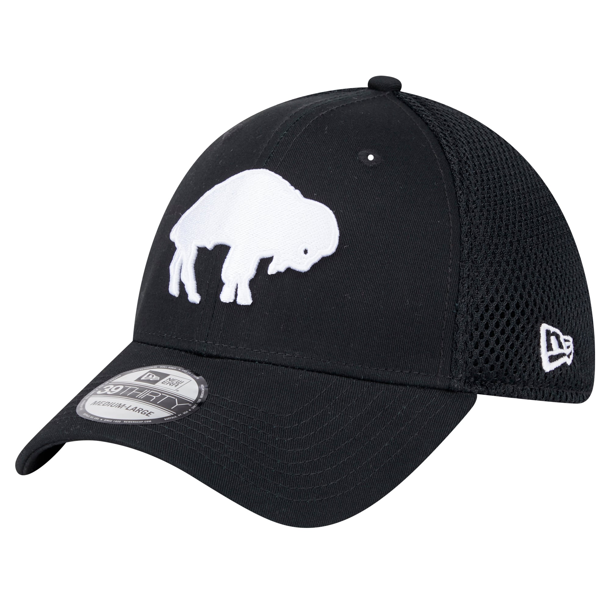 Casquette New Era Buffalo Bills Main Neo 39THIRTY Flex noire pour homme