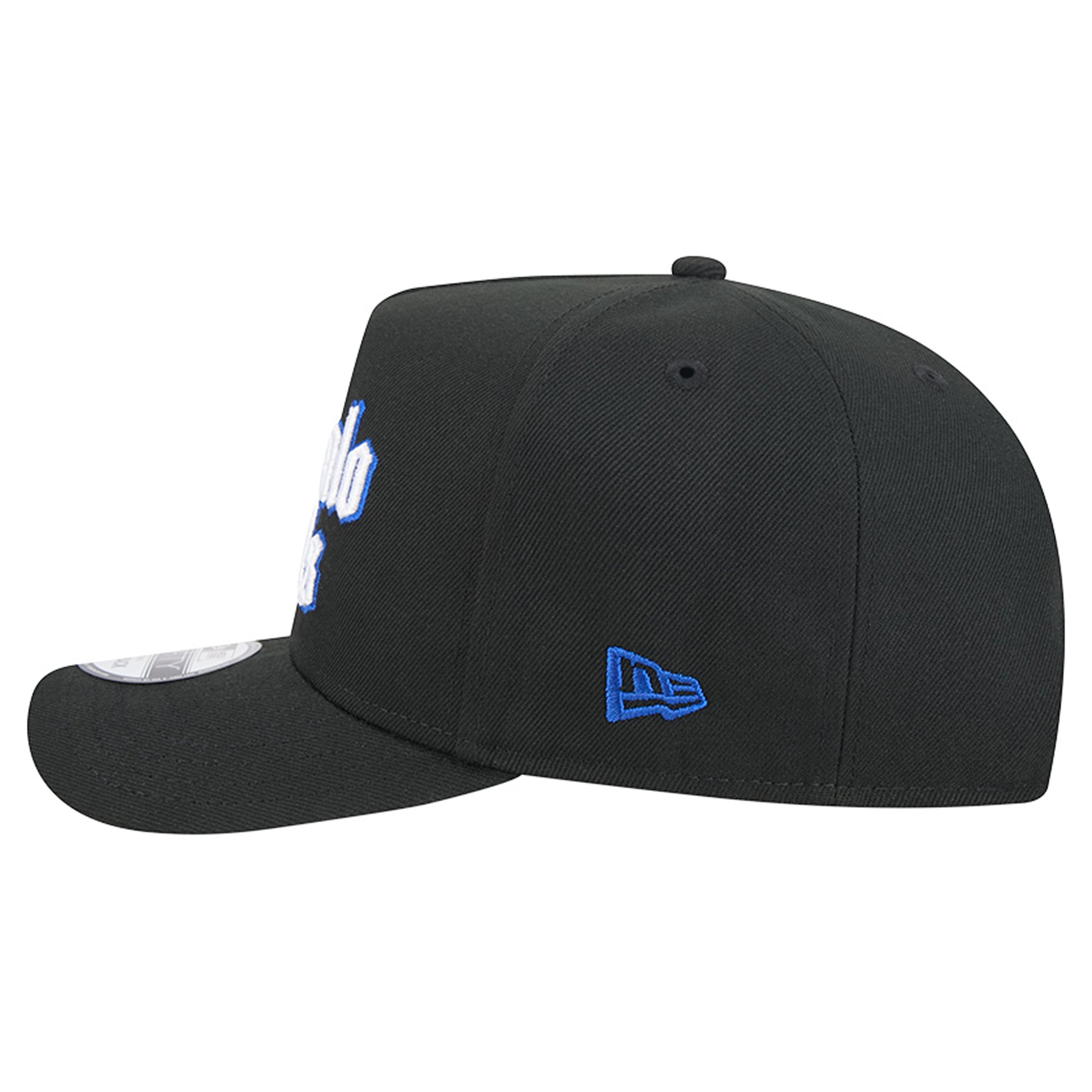 Men's New Era Black Buffalo Bills Proud A-Frame 9FIFTY Snapback Hat