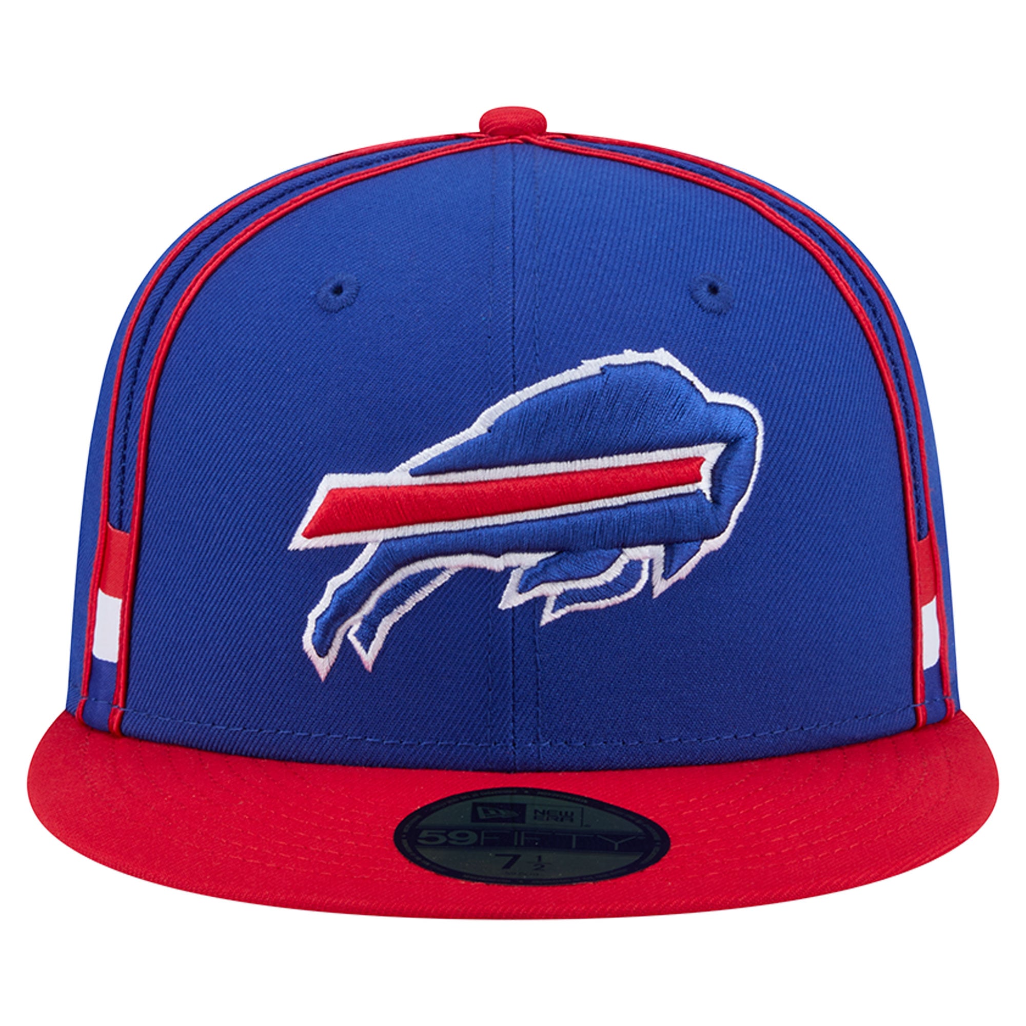 Men's New Era Blue Buffalo Bills Soutache 59FIFTY Fitted Hat