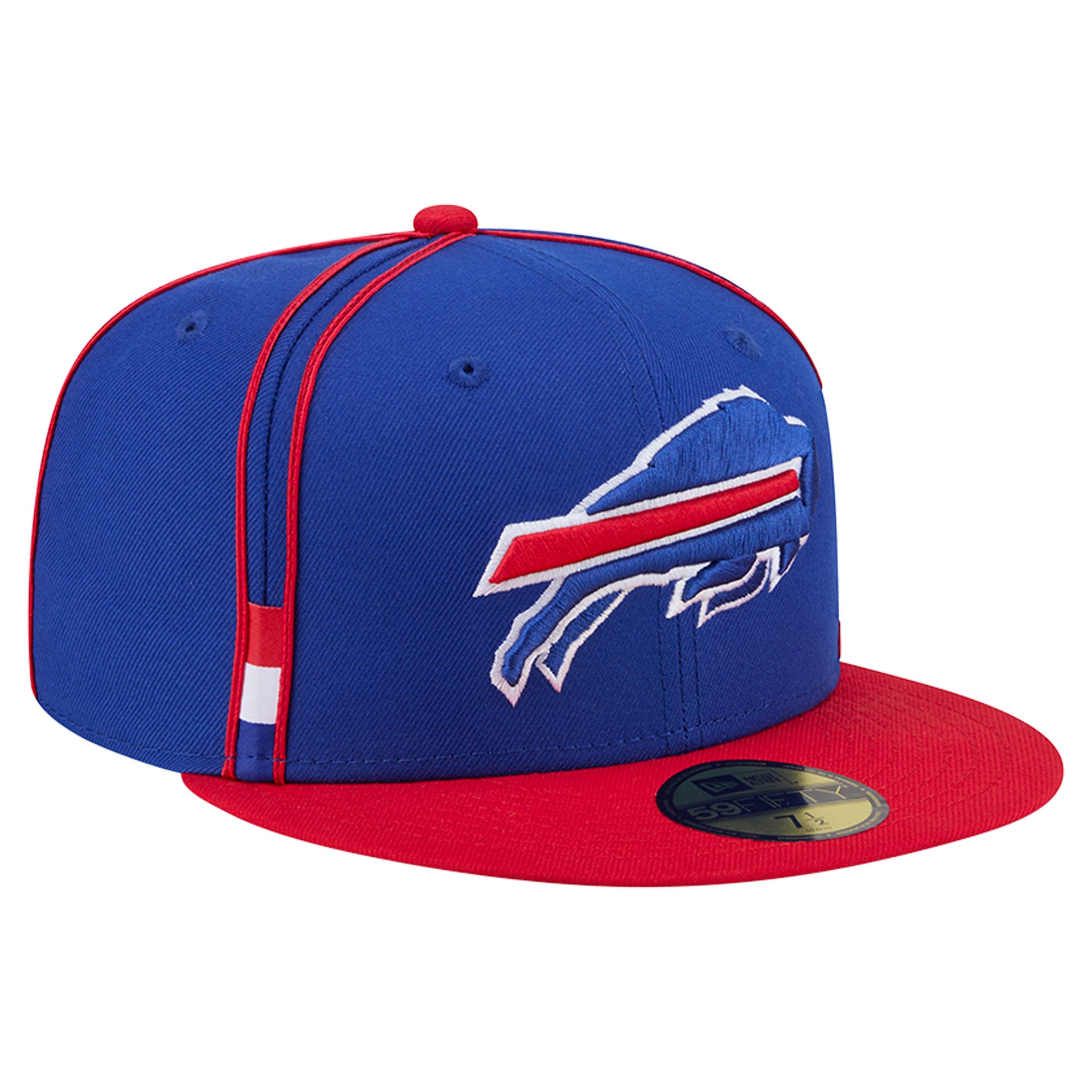 Men's New Era Blue Buffalo Bills Soutache 59FIFTY Fitted Hat