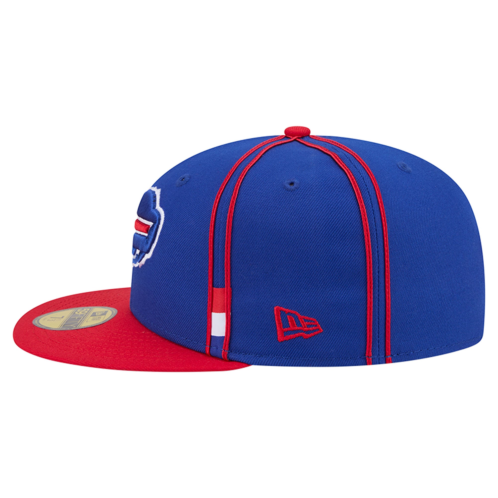 Men's New Era Blue Buffalo Bills Soutache 59FIFTY Fitted Hat