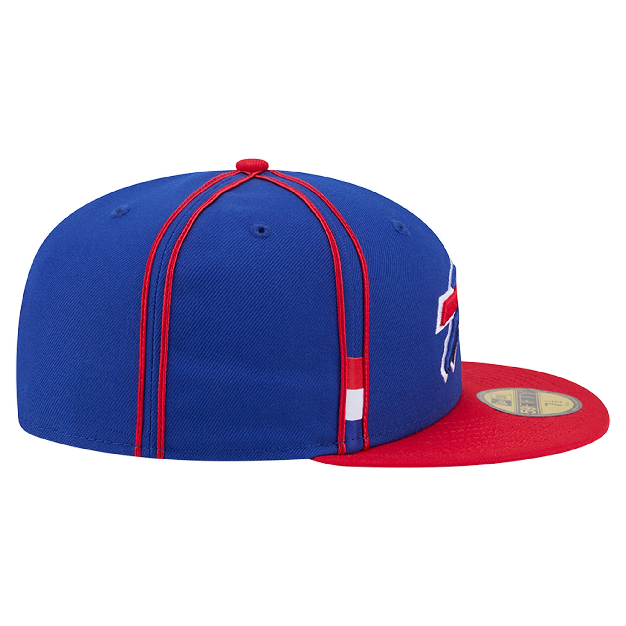Men's New Era Blue Buffalo Bills Soutache 59FIFTY Fitted Hat