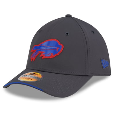 Buffalo Bills New Era 2026 Sideline 39THIRTY M-Crown Flex Hat - Charcoal