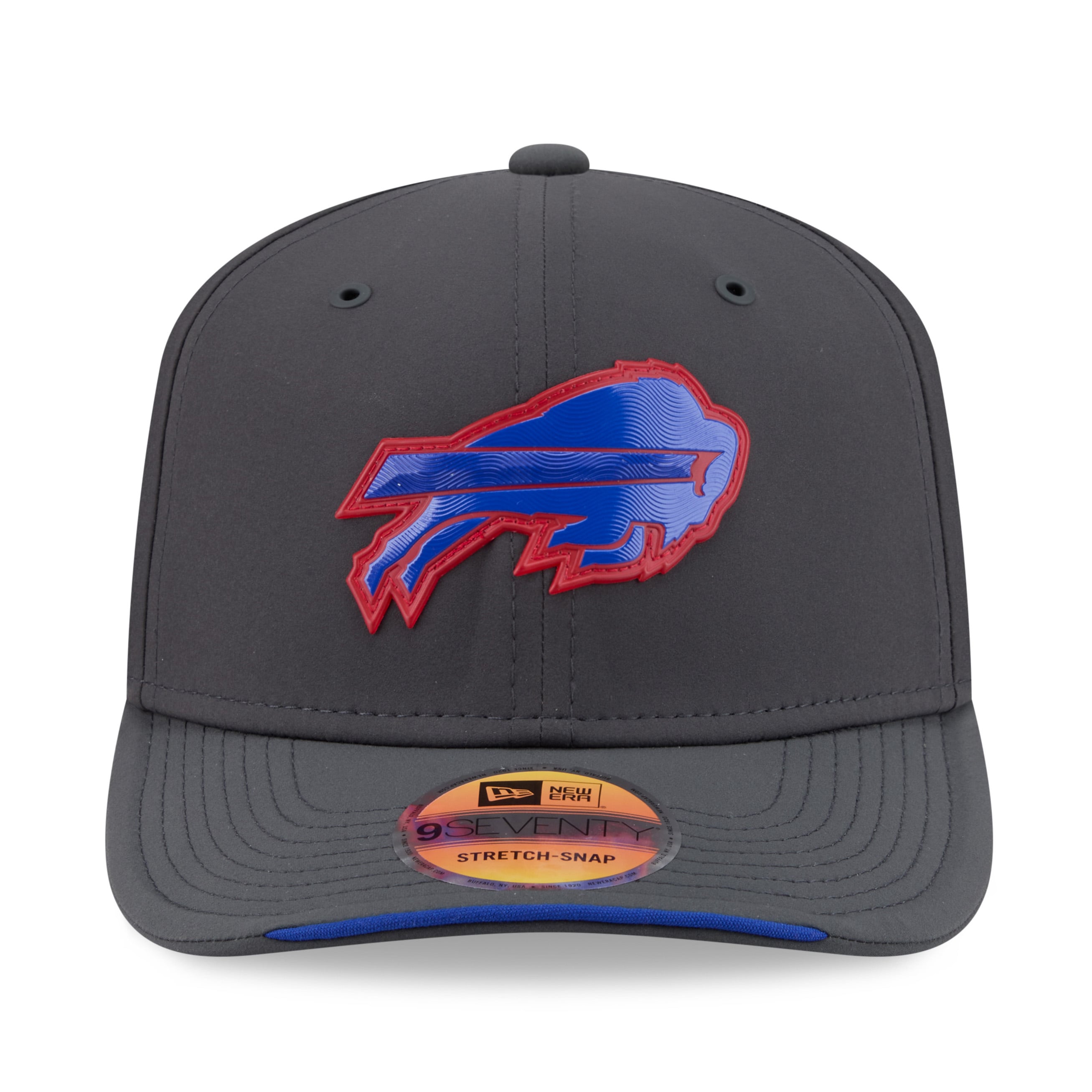 Casquette ajustable New Era Buffalo Bills 2026 Sideline 9SEVENTY couleur anthracite pour homme