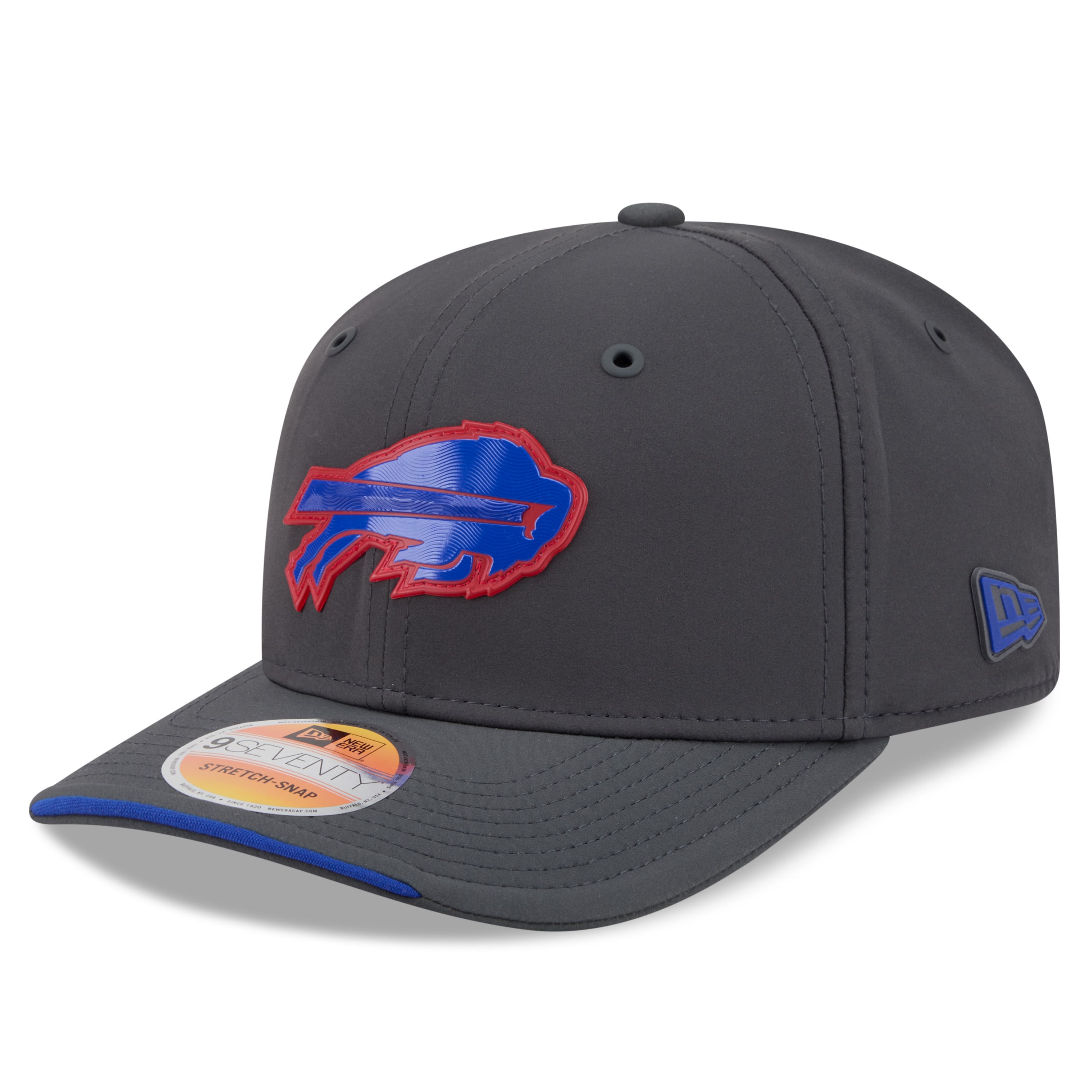 Casquette ajustable New Era Buffalo Bills 2026 Sideline 9SEVENTY couleur anthracite pour homme