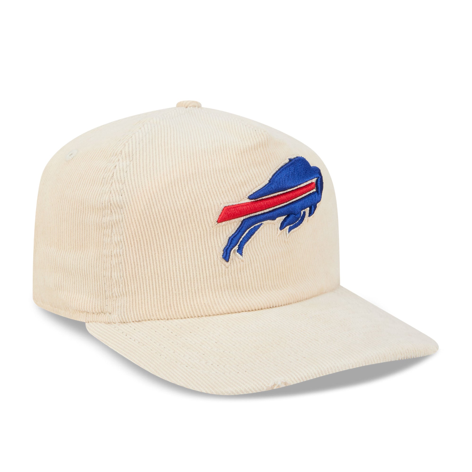 Casquette ajustable New Era Buffalo Bills en velours côtelé crème pour homme 19TWENTY