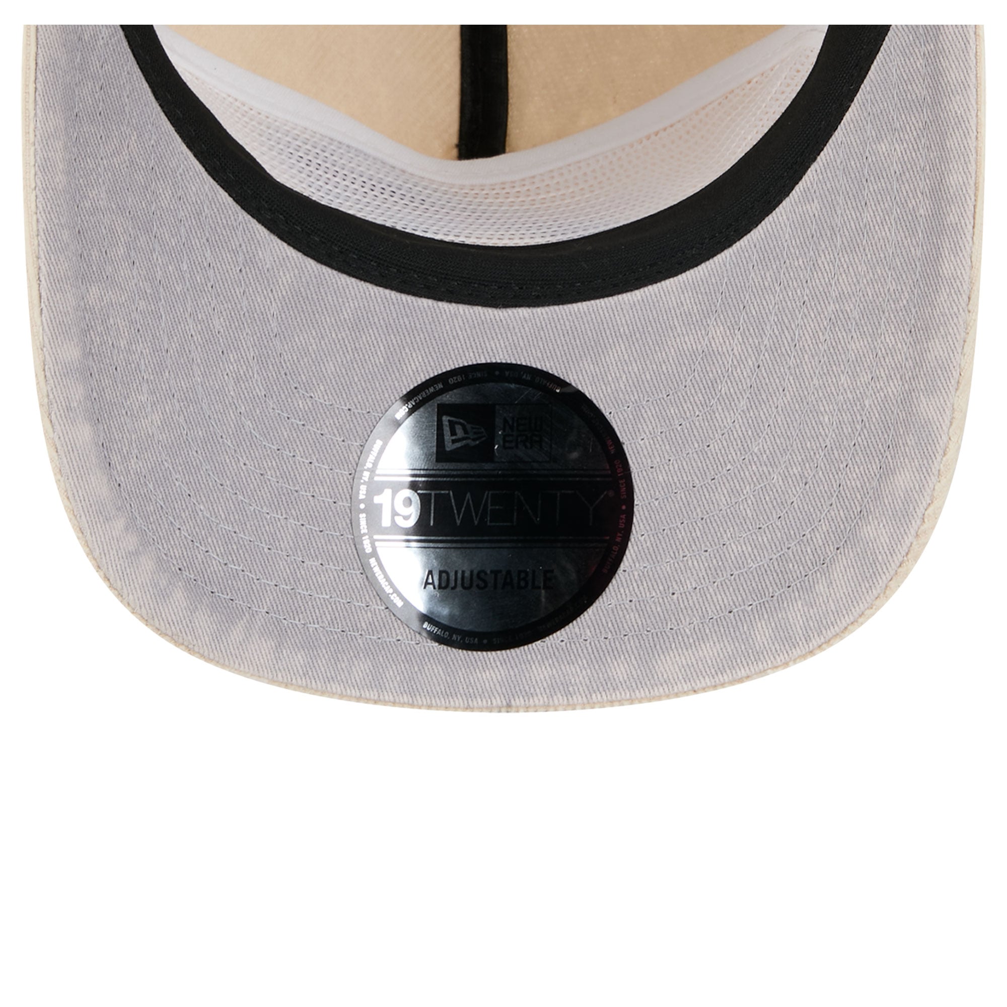 Casquette ajustable New Era Buffalo Bills en velours côtelé crème pour homme 19TWENTY
