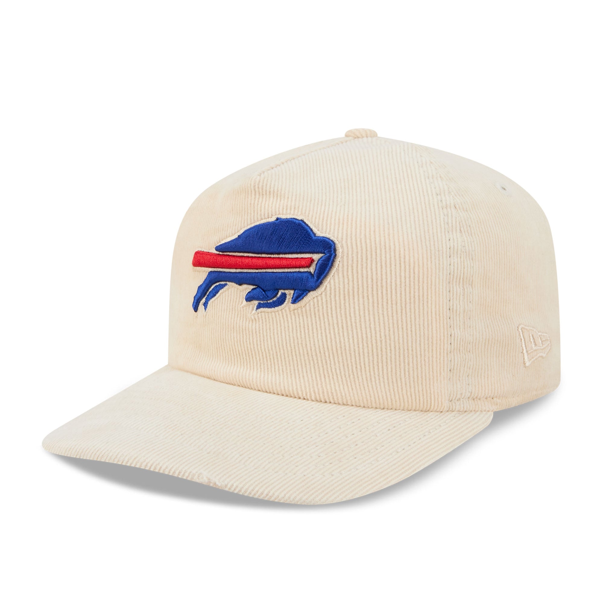 Casquette ajustable New Era Buffalo Bills en velours côtelé crème pour homme 19TWENTY