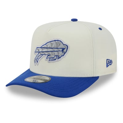 Buffalo Bills New Era Rivalries Collection Fan Pack A-Frame 9FIFTY Snapback Hat - Cream