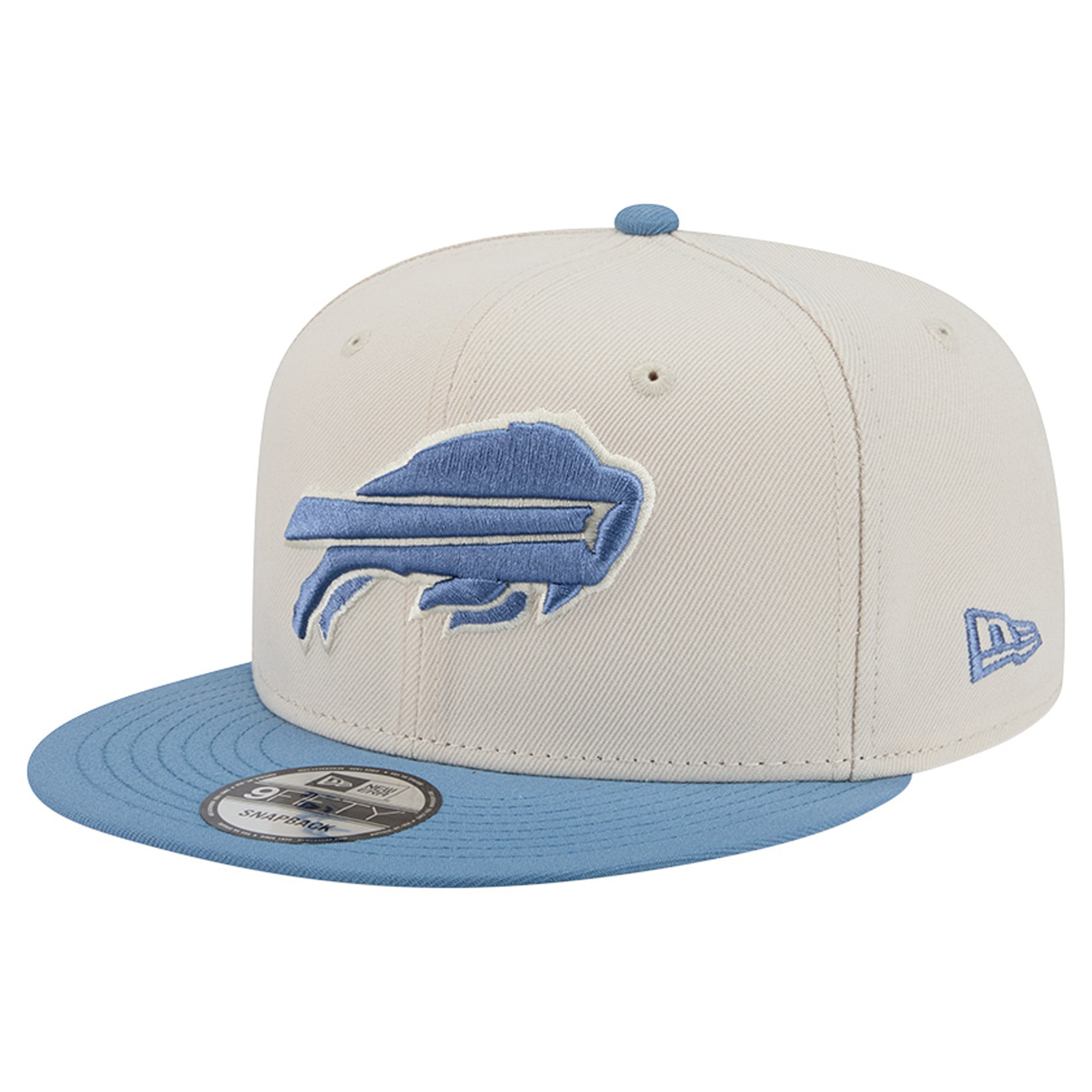 Casquette snapback New Era 9FIFTY bicolore crème/bleue Buffalo Bills pour homme
