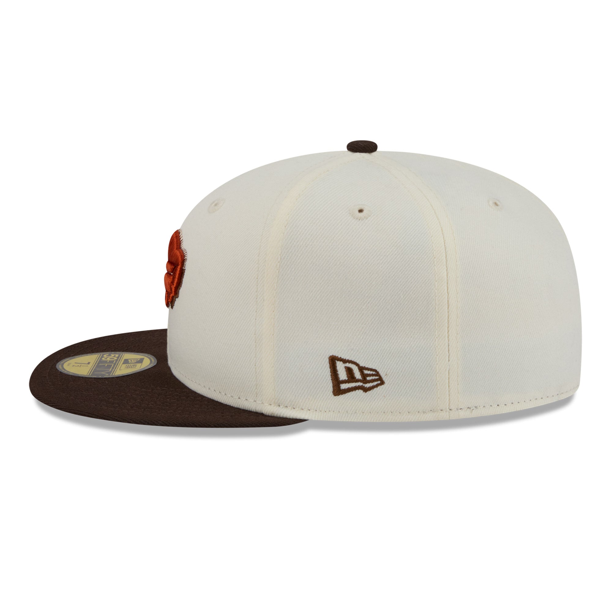 Men's New Era Cream/Brown Buffalo Bills Pumpkin Spice 59FIFTY Fitted Hat
