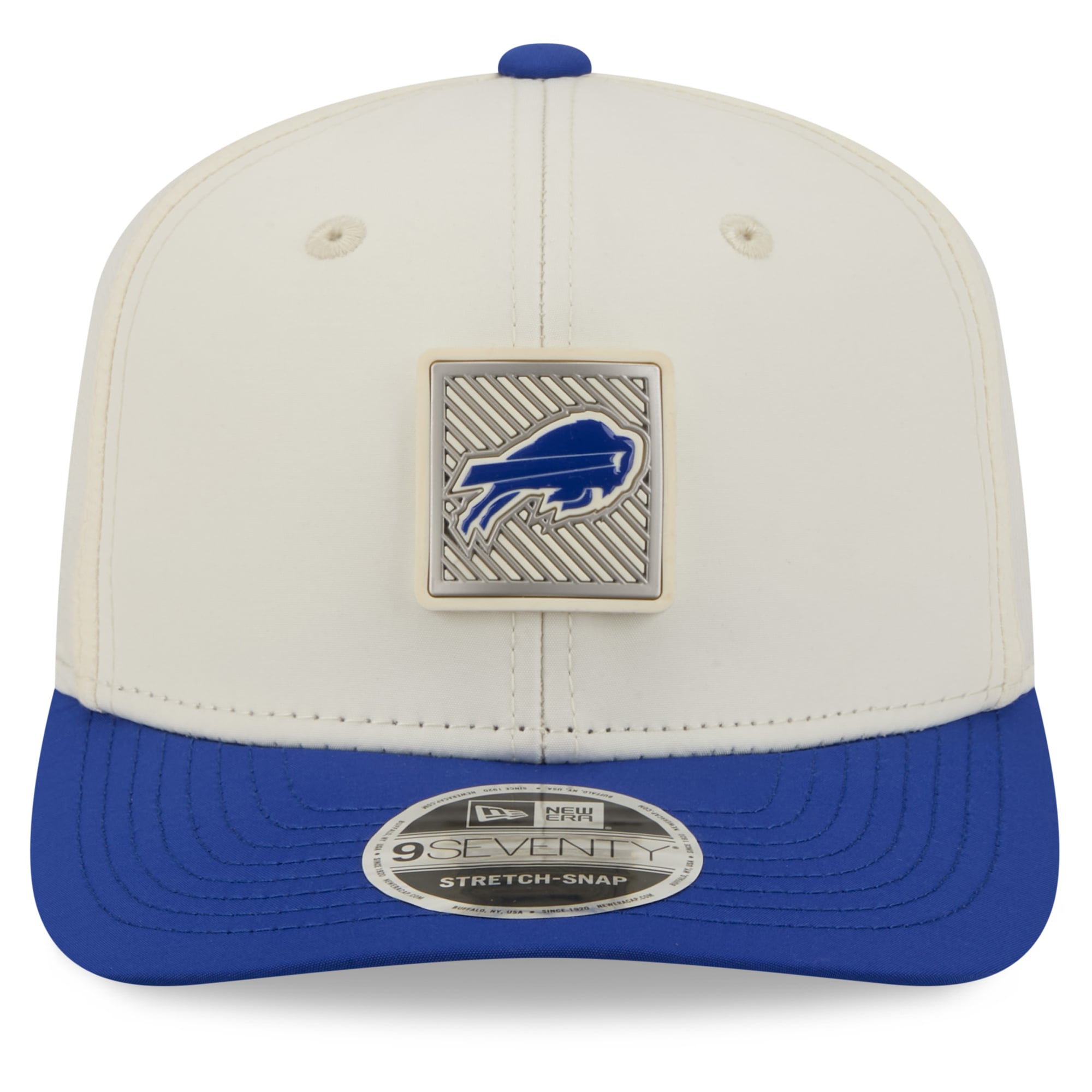 Men's New Era  Cream/Royal Buffalo Bills 2026 NFL Training Camp 9SEVENTY Adjustable Hat
