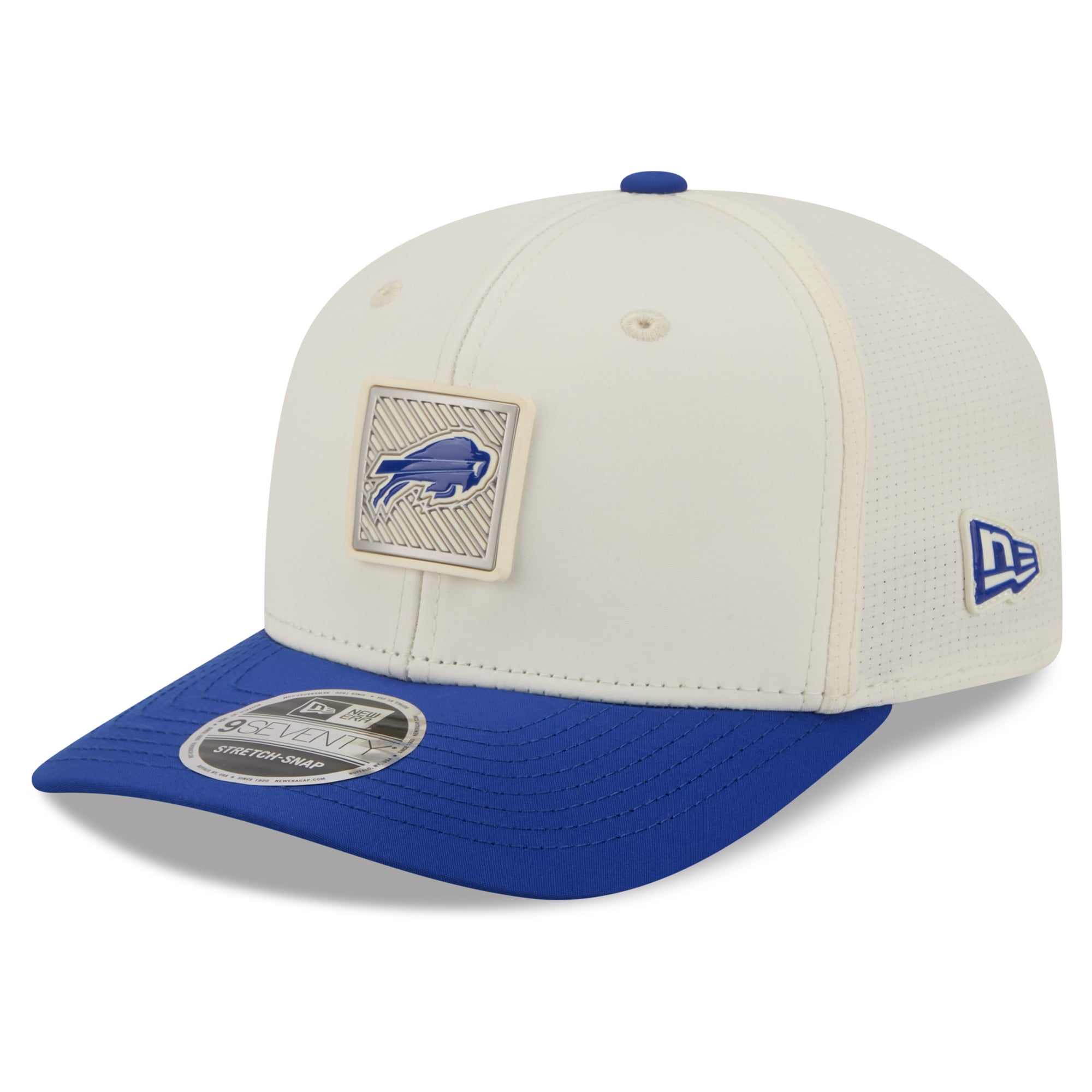 Men's New Era  Cream/Royal Buffalo Bills 2026 NFL Training Camp 9SEVENTY Adjustable Hat