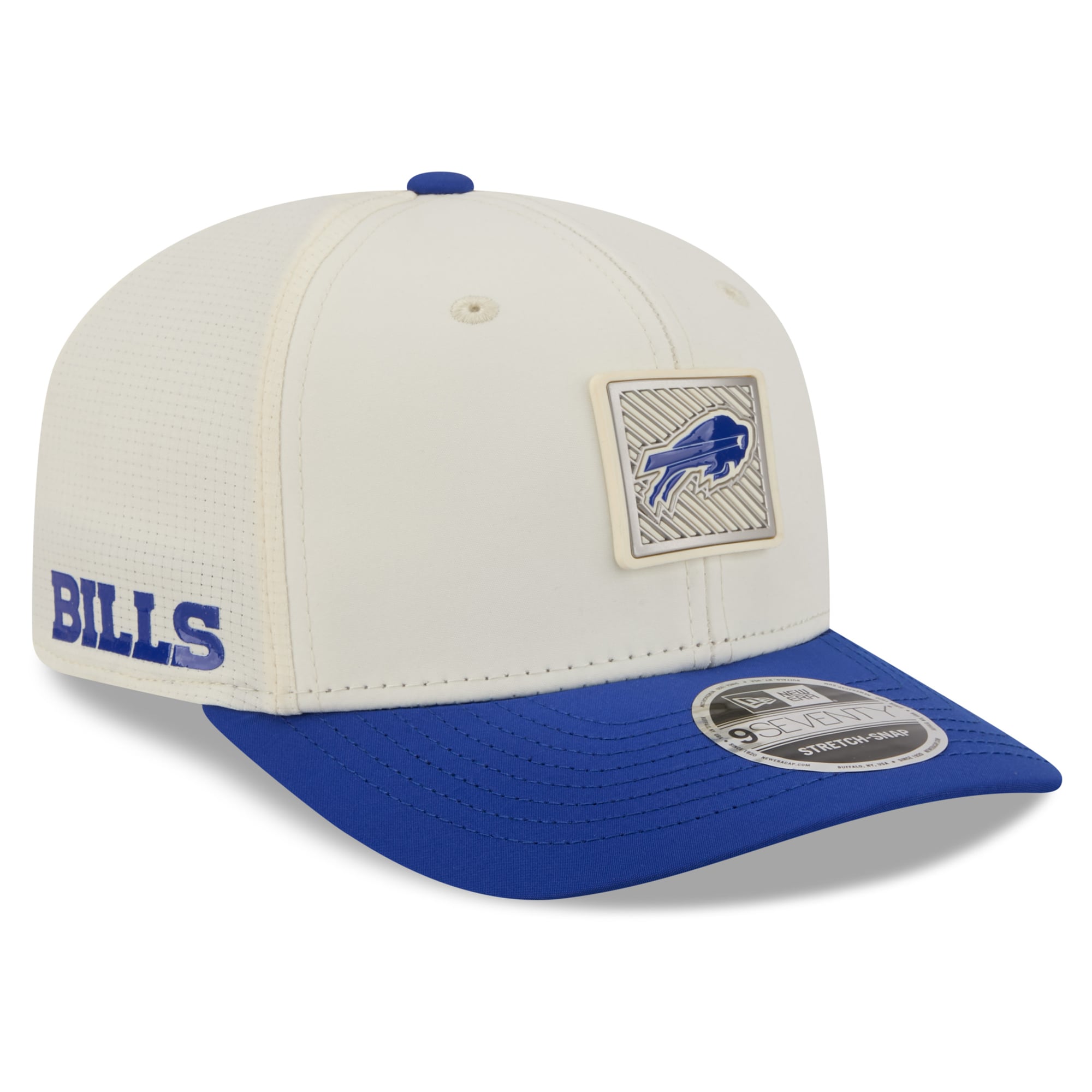 Men's New Era  Cream/Royal Buffalo Bills 2026 NFL Training Camp 9SEVENTY Adjustable Hat