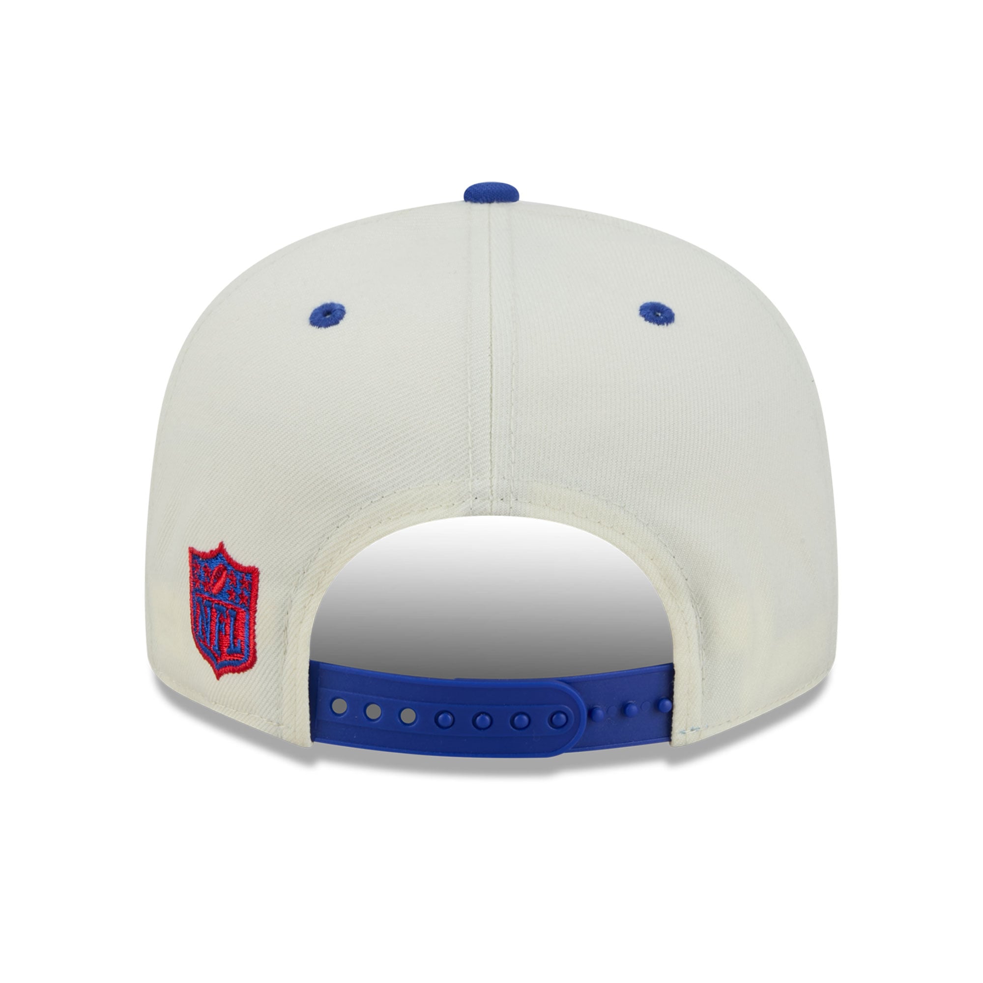 Casquette snapback New Era Classic 9FIFTY crème/bleu roi pour homme