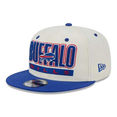 Buffalo Bills New Era Classic 9FIFTY Snapback Hat - Cream/Royal