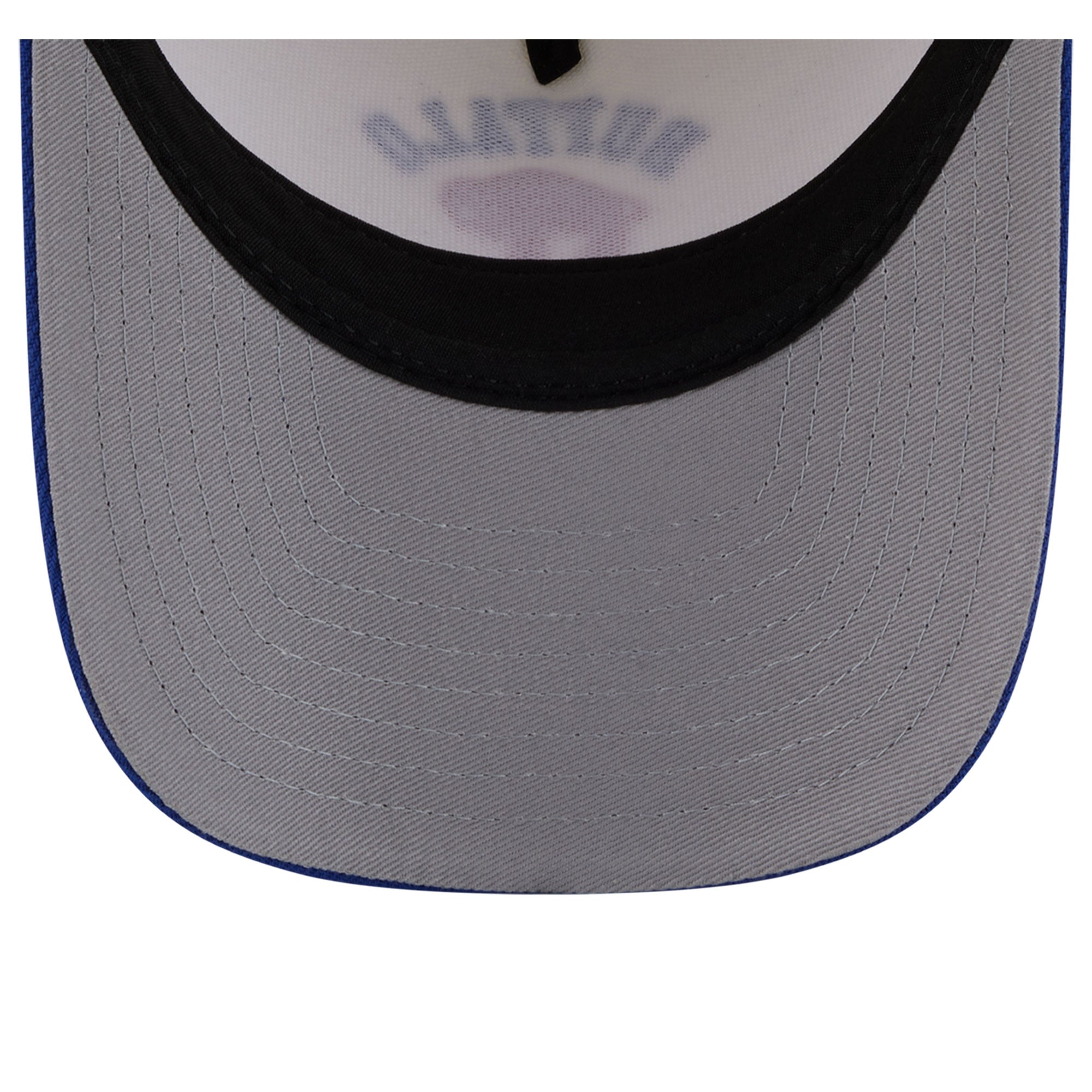 Casquette New Era pour homme, crème/bleu roi, Buffalo Bills Throwback Arch 9FORTY, modèle A-Frame M-Crown, ajustable