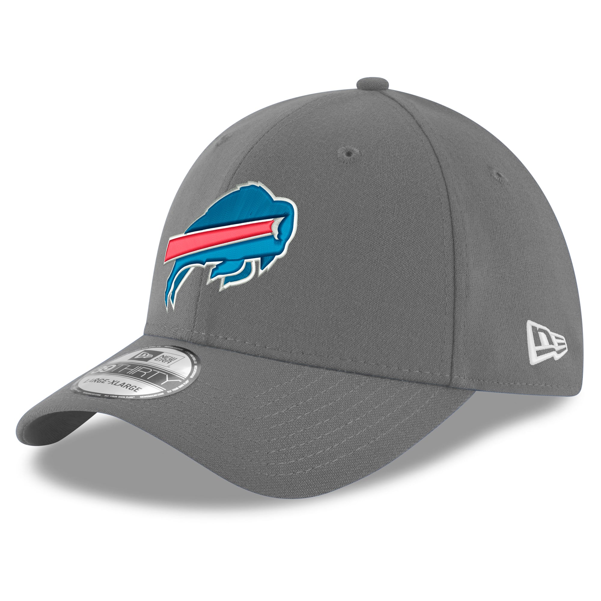 Casquette extensible New Era grise Buffalo Bills Alternate 39THIRTY pour homme