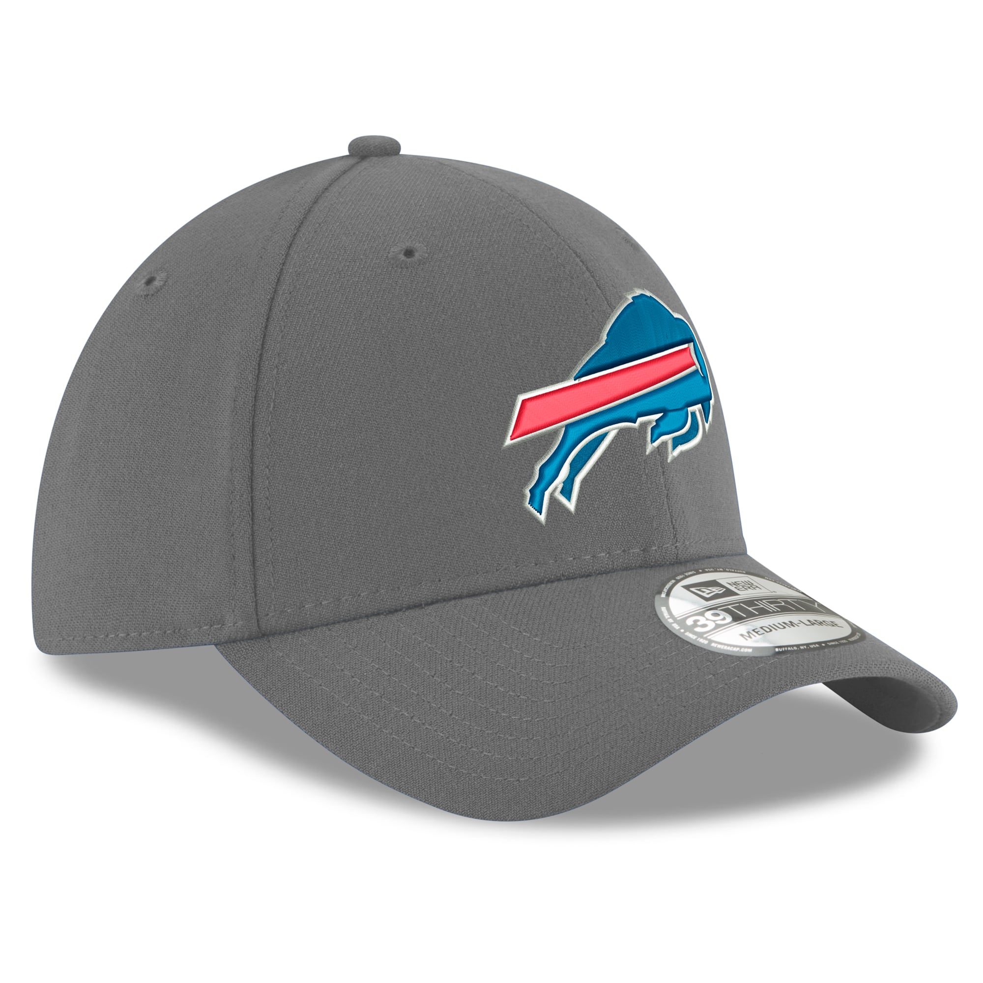 Casquette extensible New Era grise Buffalo Bills Alternate 39THIRTY pour homme