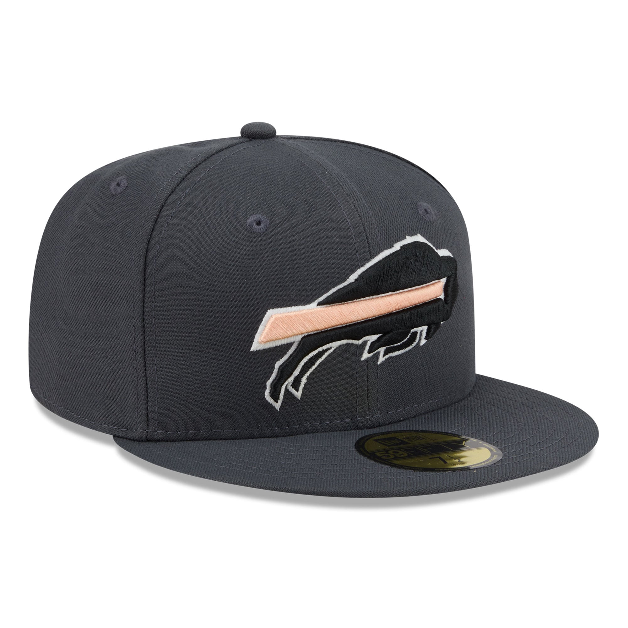 Casquette ajustée New Era 59FIFTY grise Buffalo Bills pour homme
