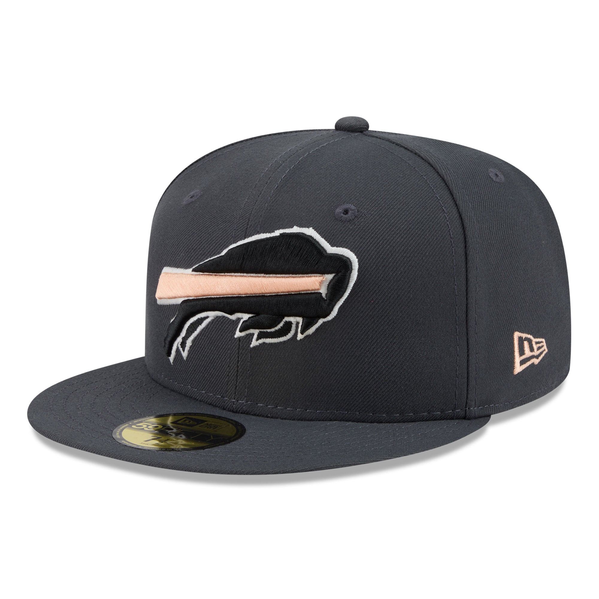 Casquette ajustée New Era 59FIFTY grise Buffalo Bills pour homme