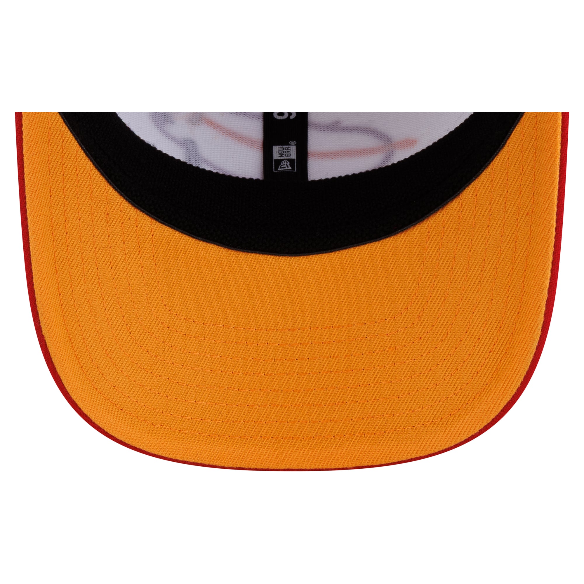 Men's New Era Josh Allen White/Red Buffalo Bills Mason Billustration 9SEVENTY Adjustable Hat