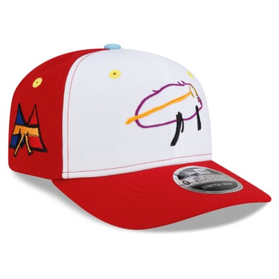 Josh Allen Buffalo Bills New Era Mason Billustration 9SEVENTY Adjustable Hat - White/Red