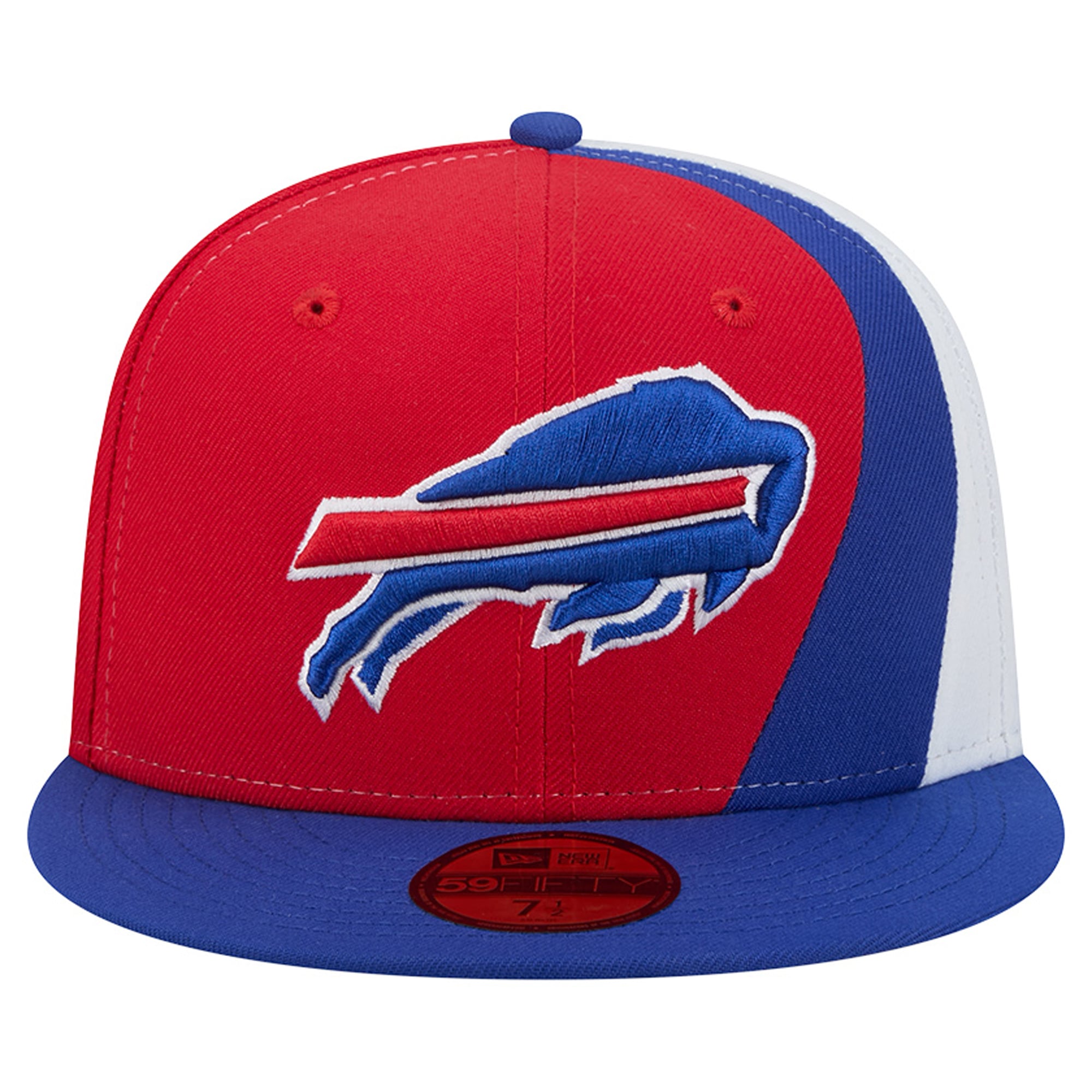Men's New Era Red/Royal Buffalo Bills Shock 59FIFTY Fitted Hat