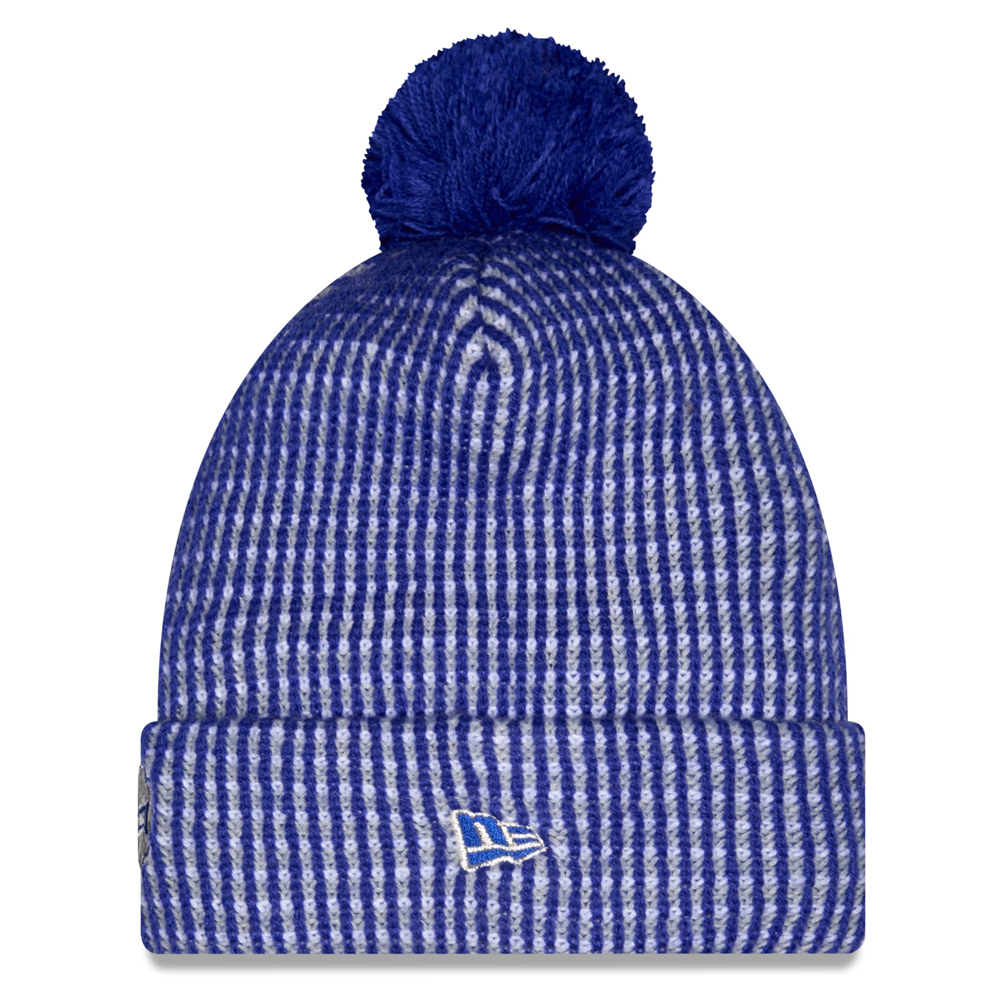 Bonnet à revers avec pompon, collection New Era Royal Buffalo Bills 2026 Rivalries pour homme
