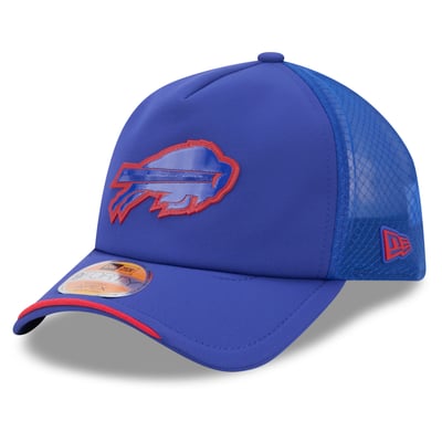 Buffalo Bills New Era 2026 Sideline Apex 9FORTY Adjustable Trucker Hat - Royal