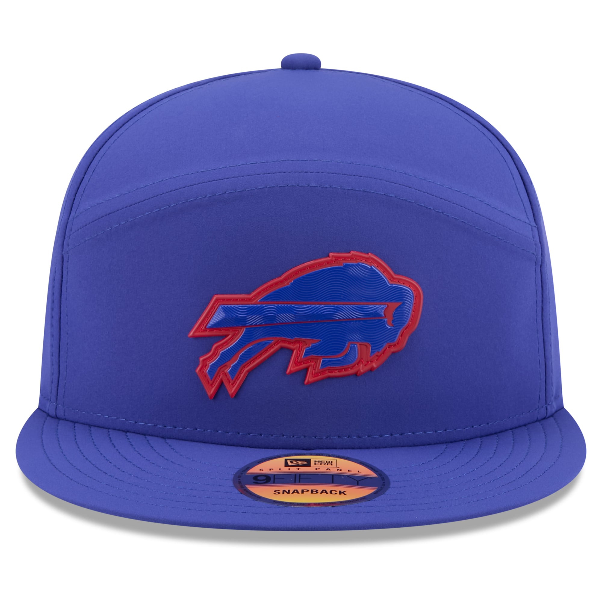 Men's New Era Royal Buffalo Bills 2026 Sideline Split Panel 9FIFTY Snapback Hat