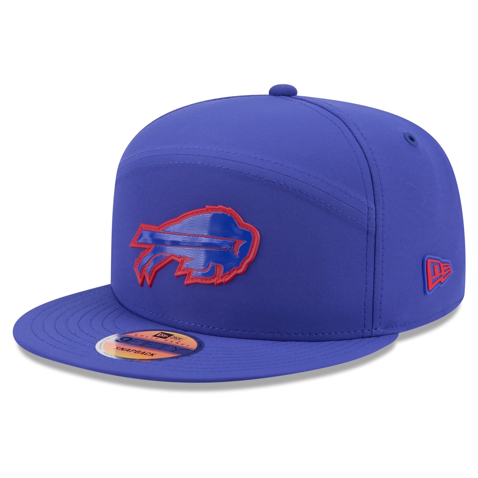 Men's New Era Royal Buffalo Bills 2026 Sideline Split Panel 9FIFTY Snapback Hat