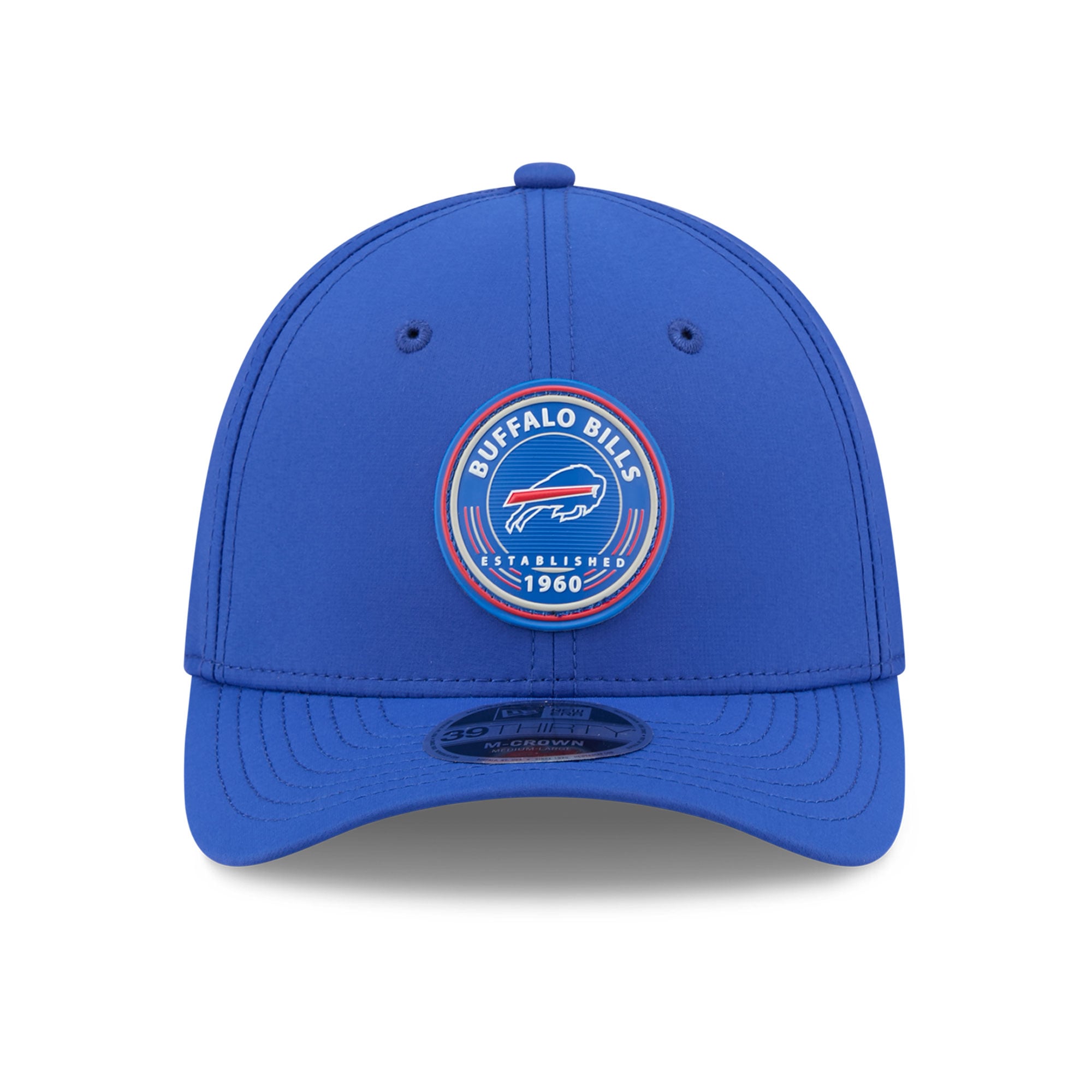 Casquette New Era Royal Buffalo Bills 39THIRTY M-Crown Flex pour homme