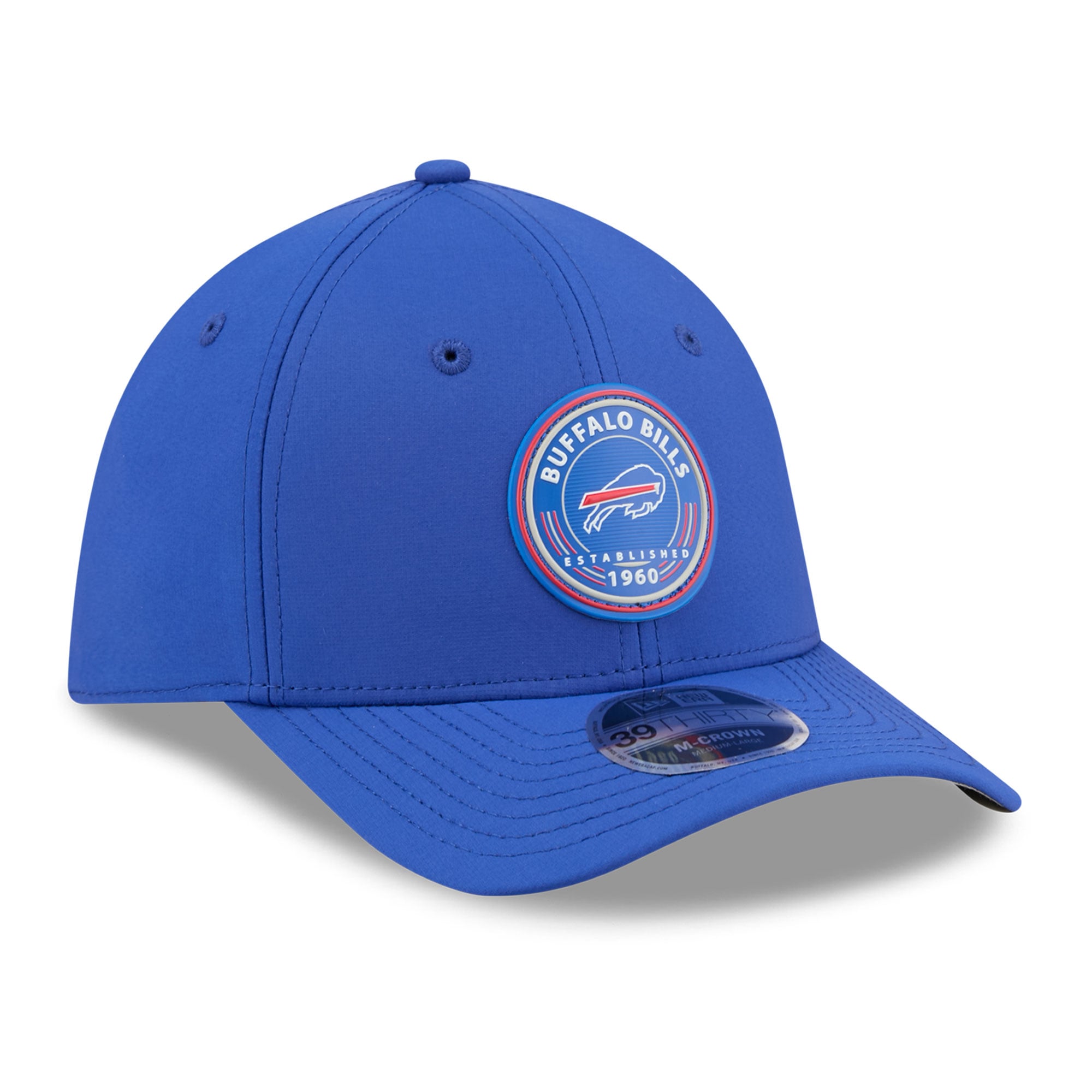 Casquette New Era Royal Buffalo Bills 39THIRTY M-Crown Flex pour homme