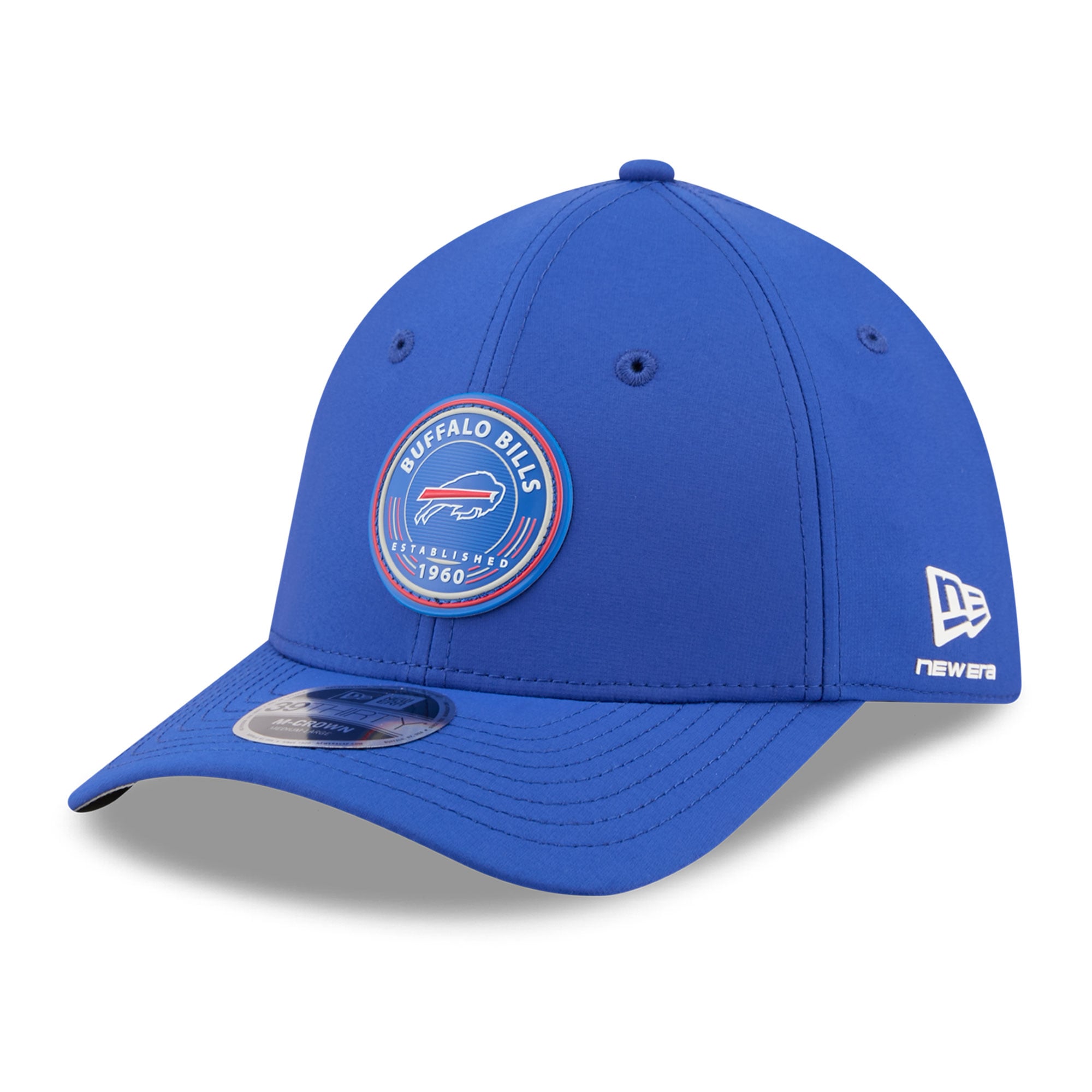 Casquette New Era Royal Buffalo Bills 39THIRTY M-Crown Flex pour homme
