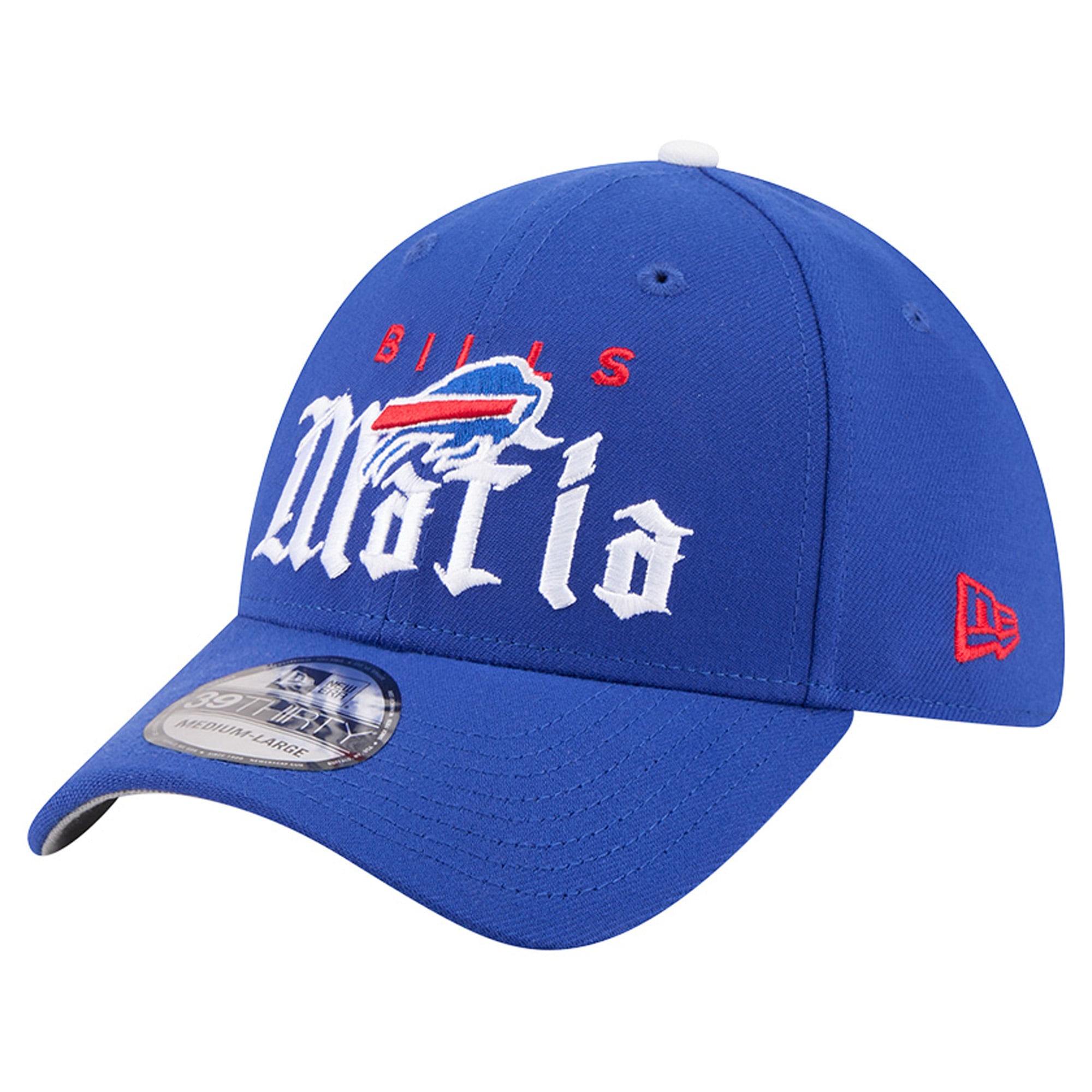 Casquette New Era Royal Buffalo Bills Mafia 39THIRTY Flex pour homme